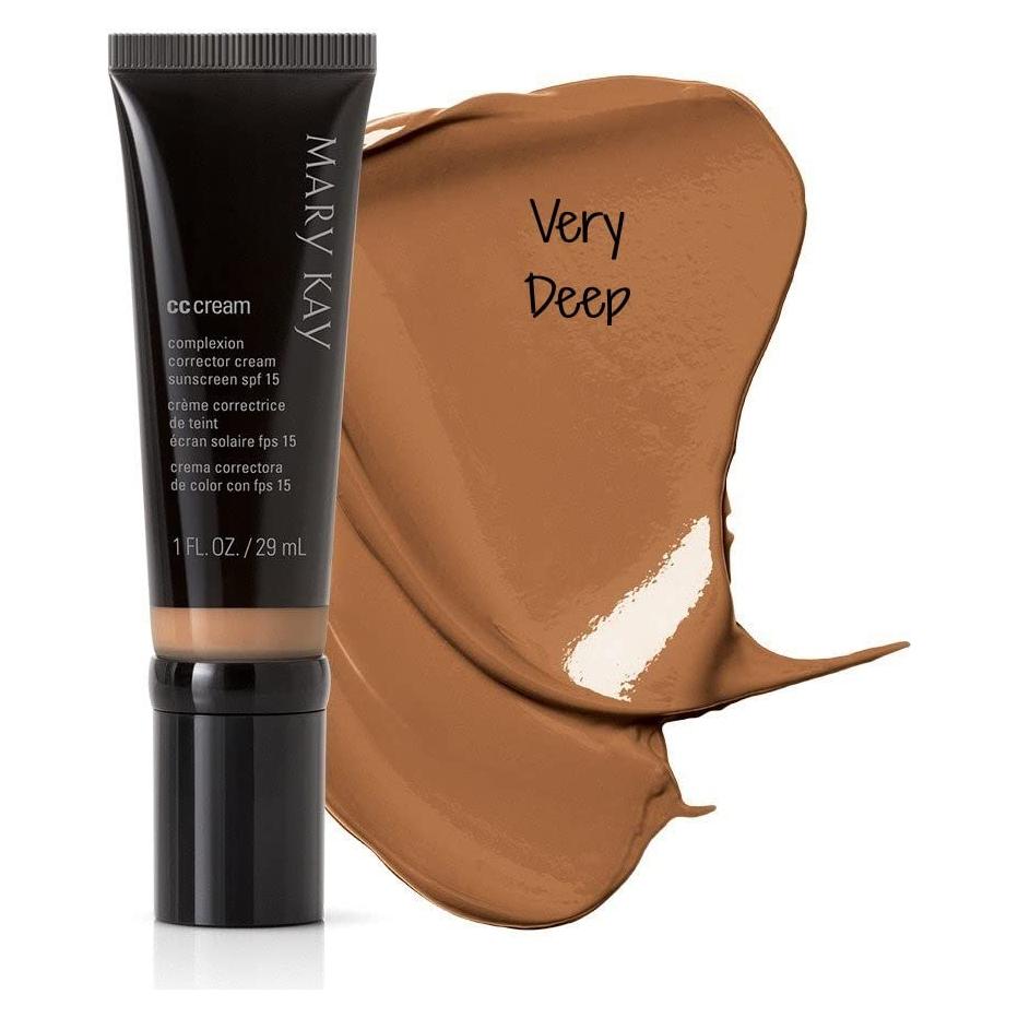 Crema CC Mary Kay SPF 15 Amplio Espectro Tono Muy Oscuro