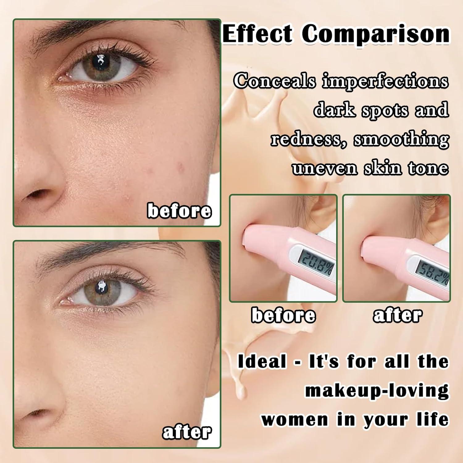 Base de Maquillaje Líquido CC Cream LingHaoLH Natural 108g