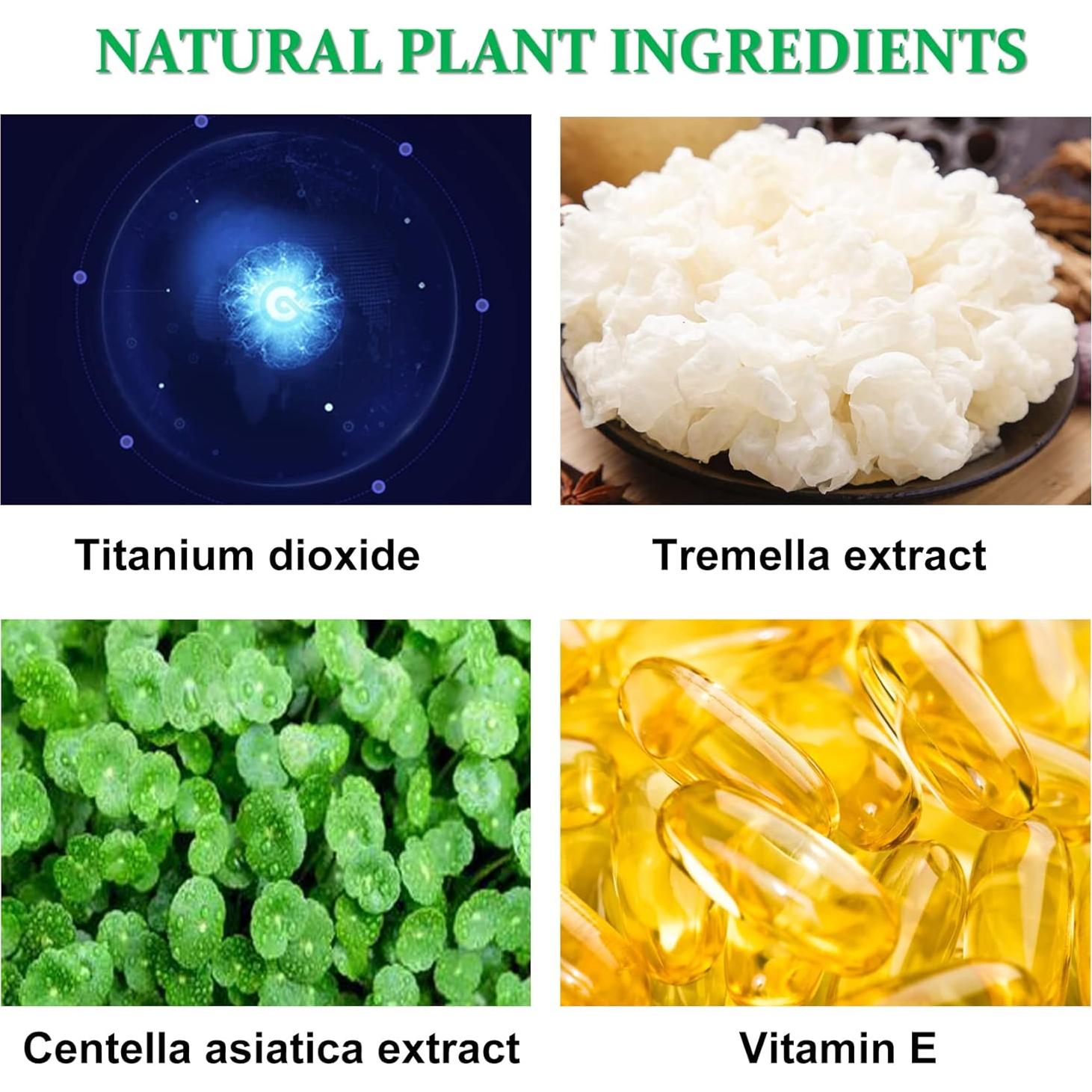 Base de Maquillaje CC Cream CAHIUYOA 30 ml Natural con Esponja