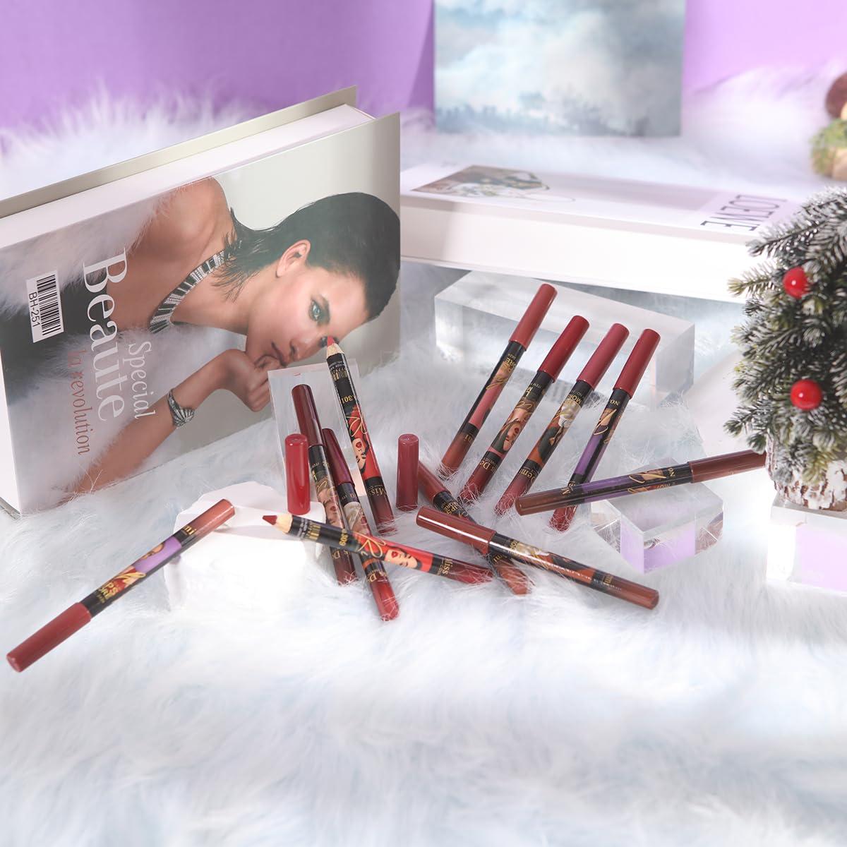 Juego de 12 Lápices Delineadores de Labios Katiluxiya - Color 03