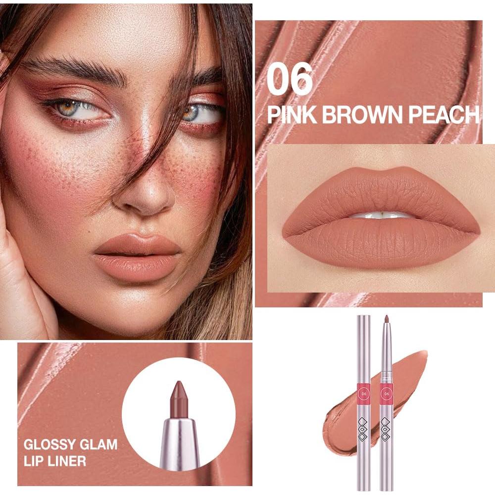 Delineador de Labios Retráctil FeiCuiYun 06 Rojo Durazno