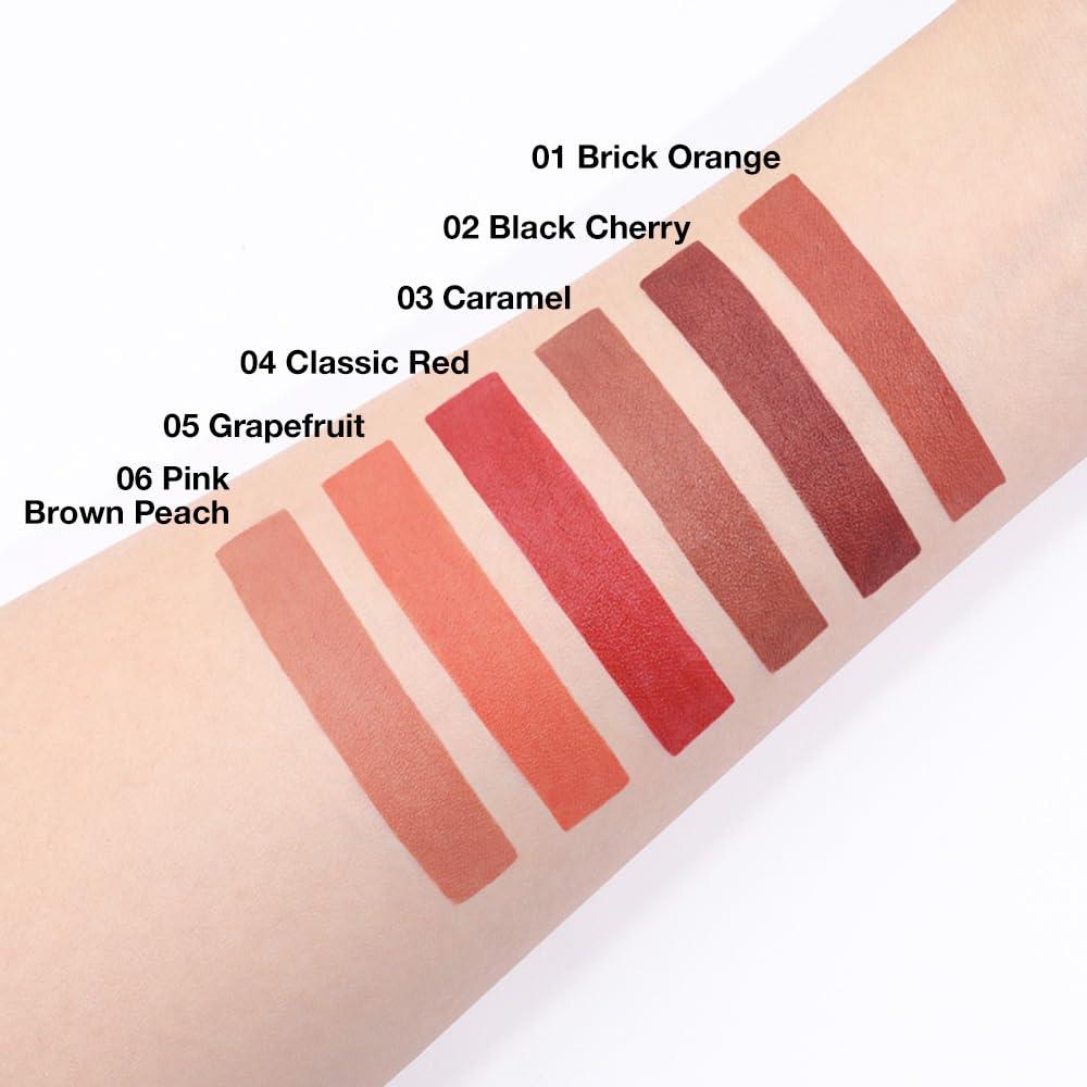 Delineador de Labios Retráctil FeiCuiYun 06 Rojo Durazno