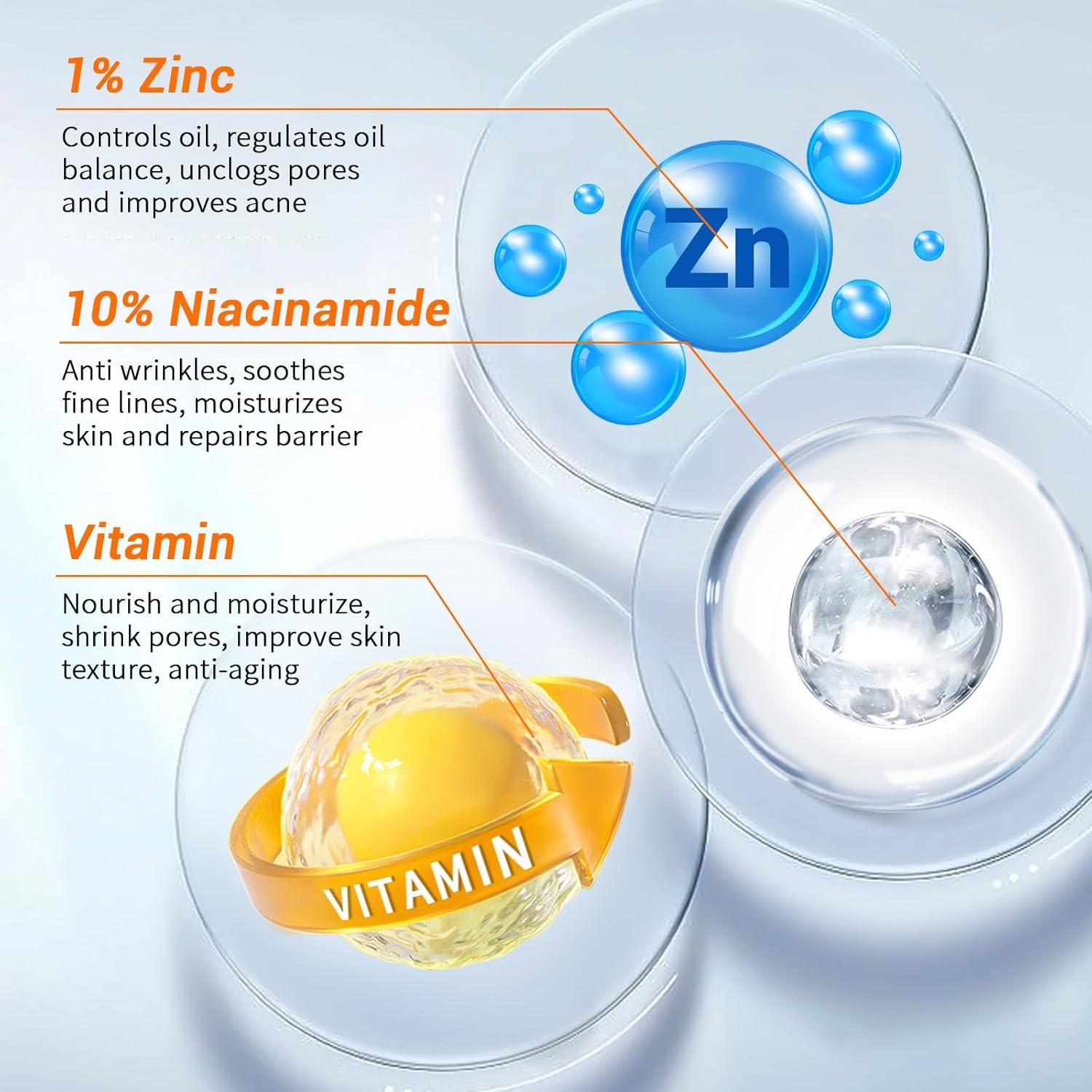 Suero Hidratante Facial Niacinamida 10% + Zinc 1% 82g