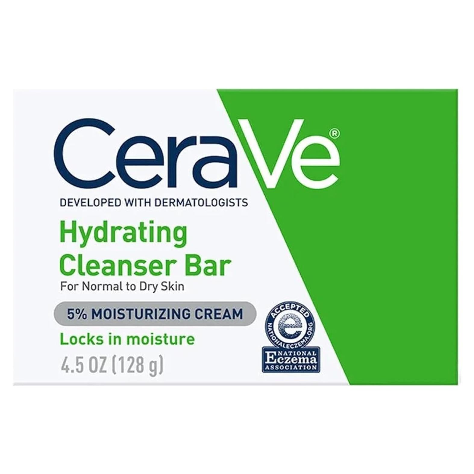 CeraVe Barra Limpiadora Hidratante 127 g - Paquete de 6