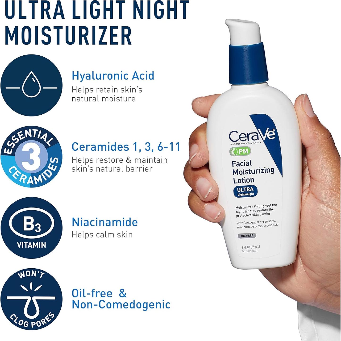 CeraVe Kit de Cuidado Facial AM PM y Limpiador 85g