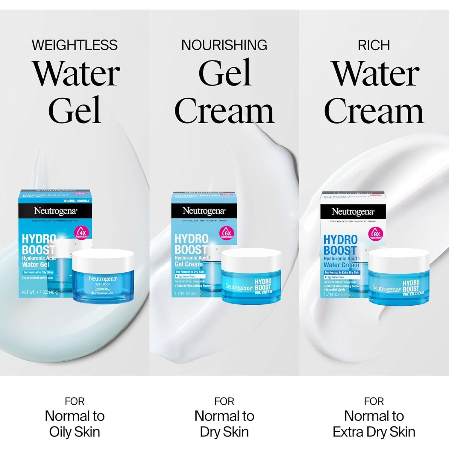 Neutrogena Hydro Boost Gel Hidratante Facial 50 ml + Limpiador 15 ml