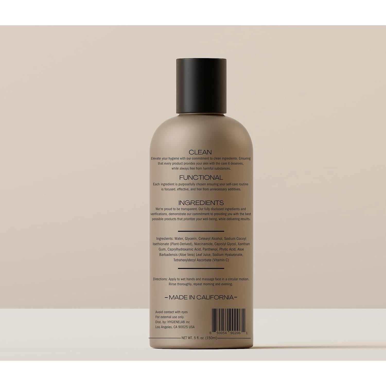 Limpiador Facial Suave e Hidratante HygieneLab 148 ml