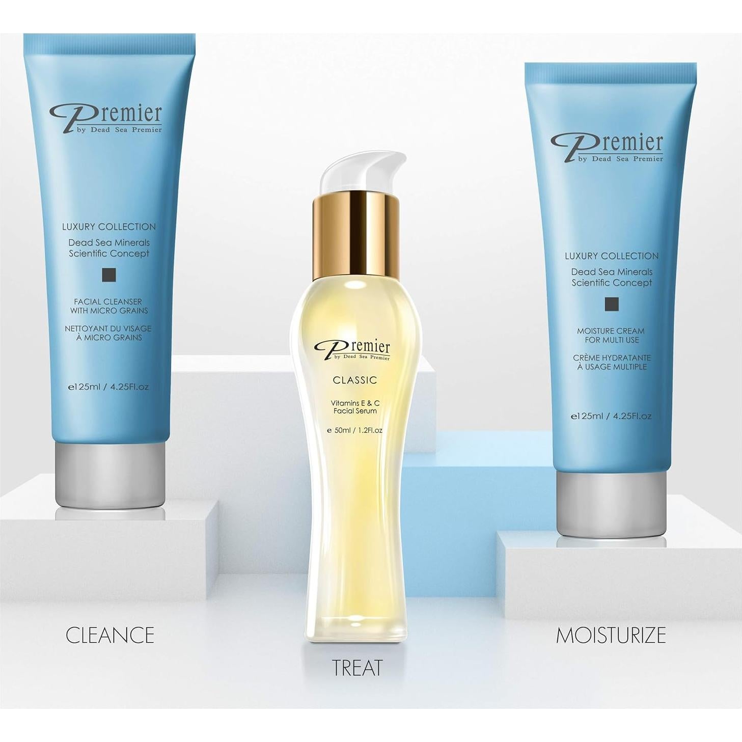 Limpiador Facial Premier Mar Muerto 136g - Exfoliante Suave