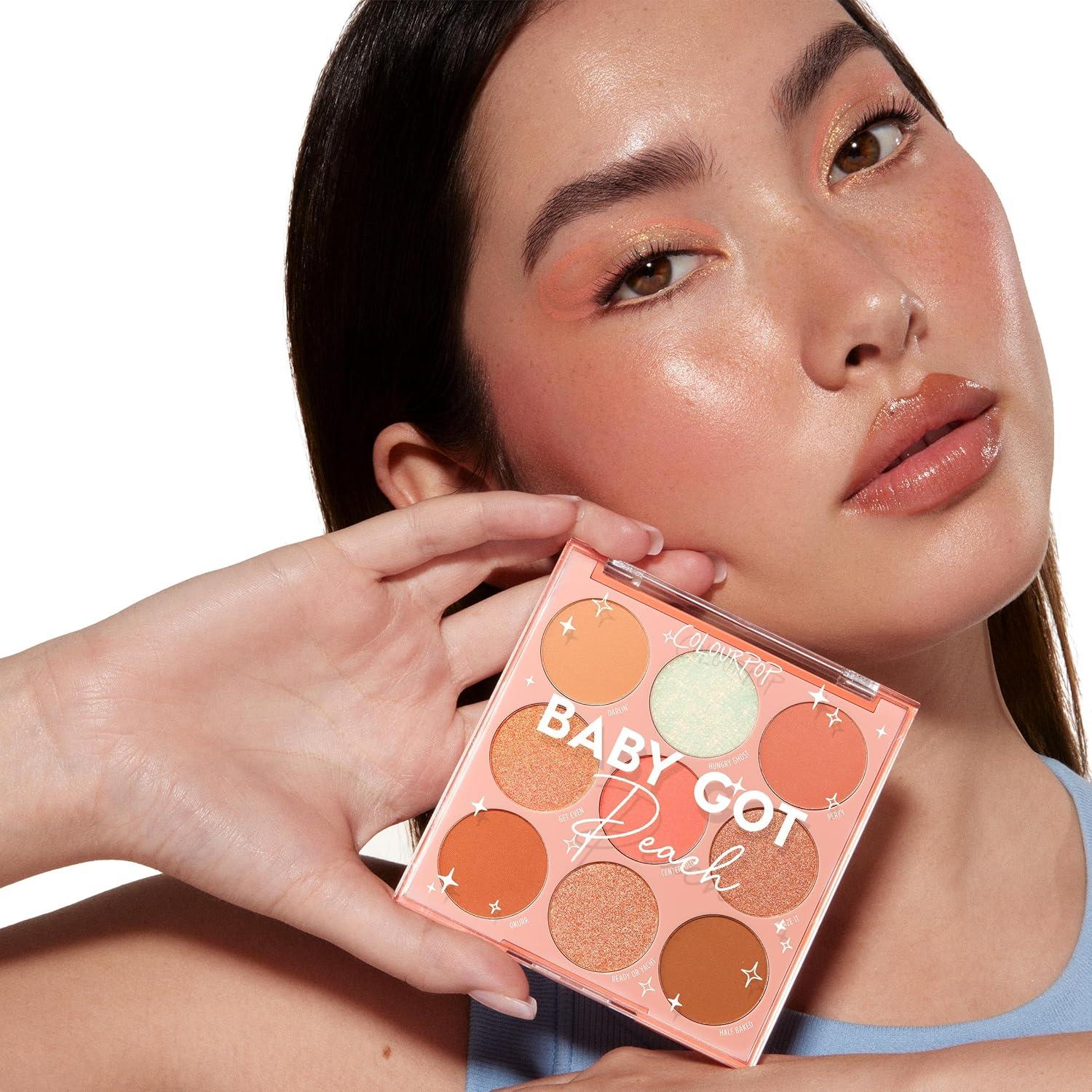 Paleta de Sombras ColourPop Baby Got Peach - 9 Tonos Naranjas y Corales