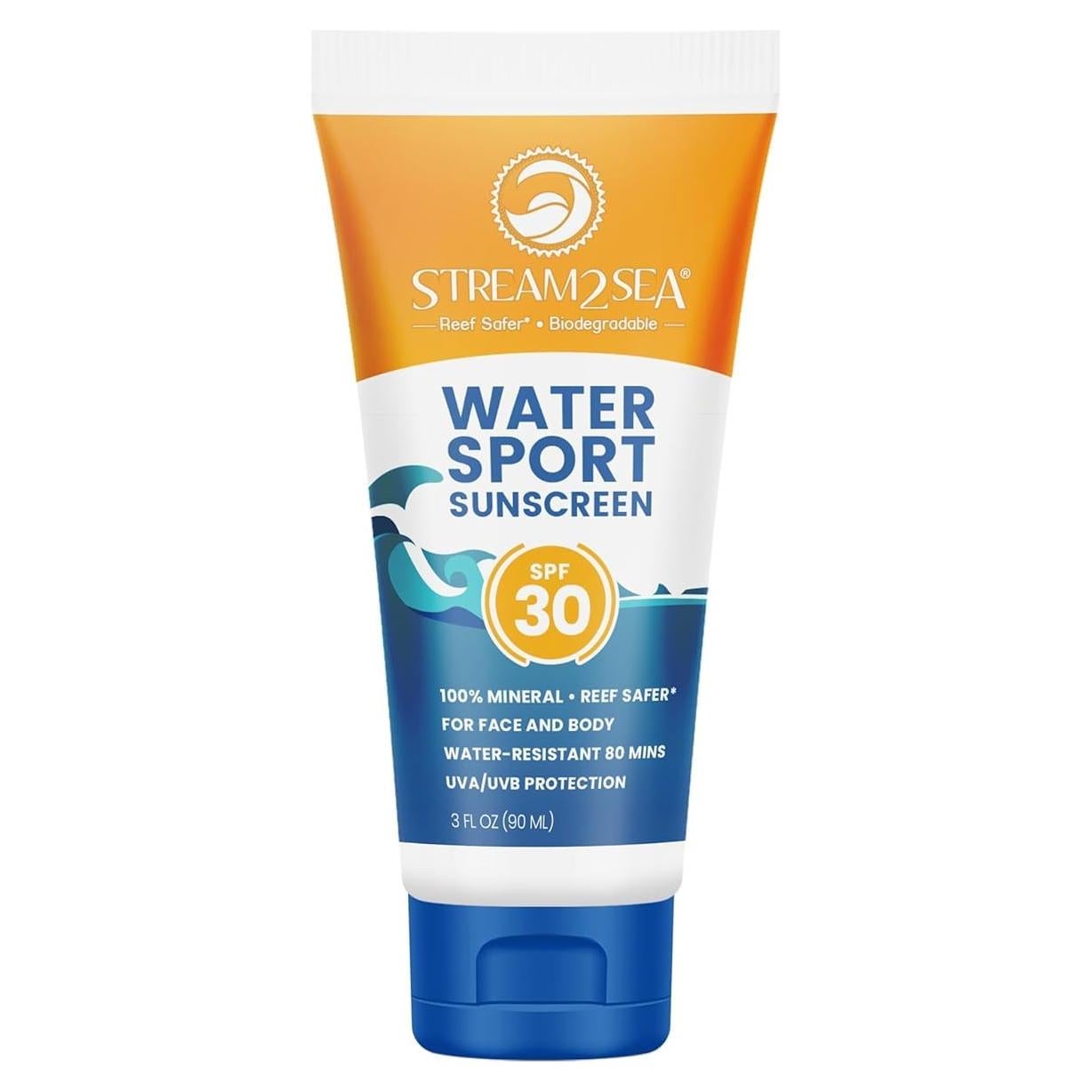 Protector Solar Mineral Biodegradable Stream2Sea SPF 30 85g