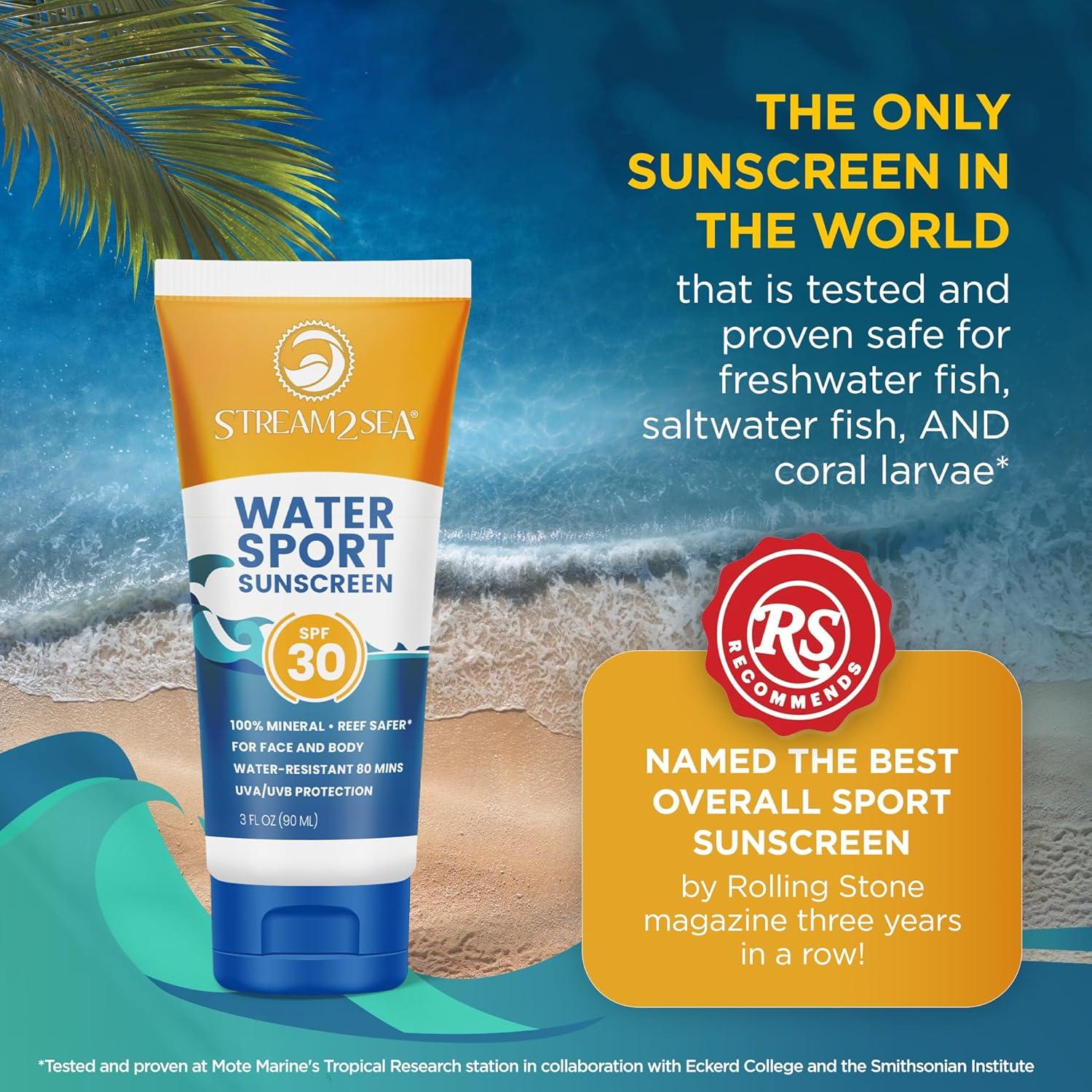 Protector Solar Mineral Biodegradable Stream2Sea SPF 30 85g