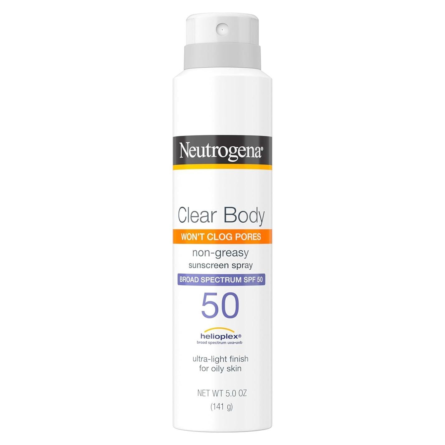 Spray Protector Solar Neutrogena Clear Body SPF 50 170 g
