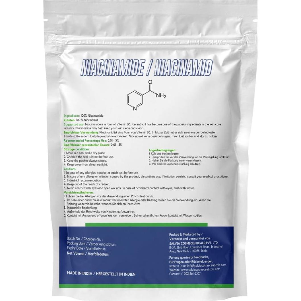 Polvo de Niacinamida MYOC 113g Grado Cosmético para DIY