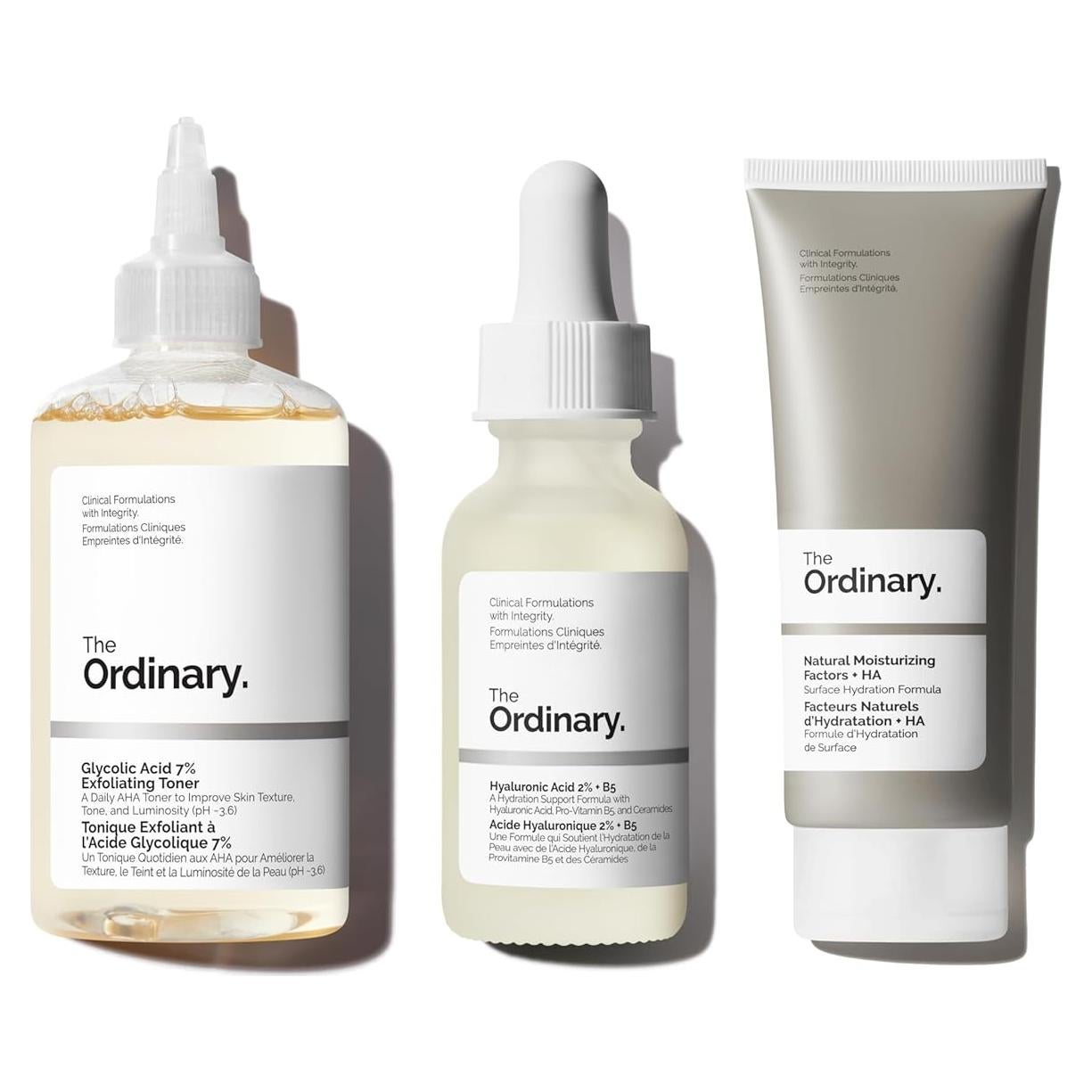 Set de Cuidado Facial The Ordinary - Piel Radiante 240 ml