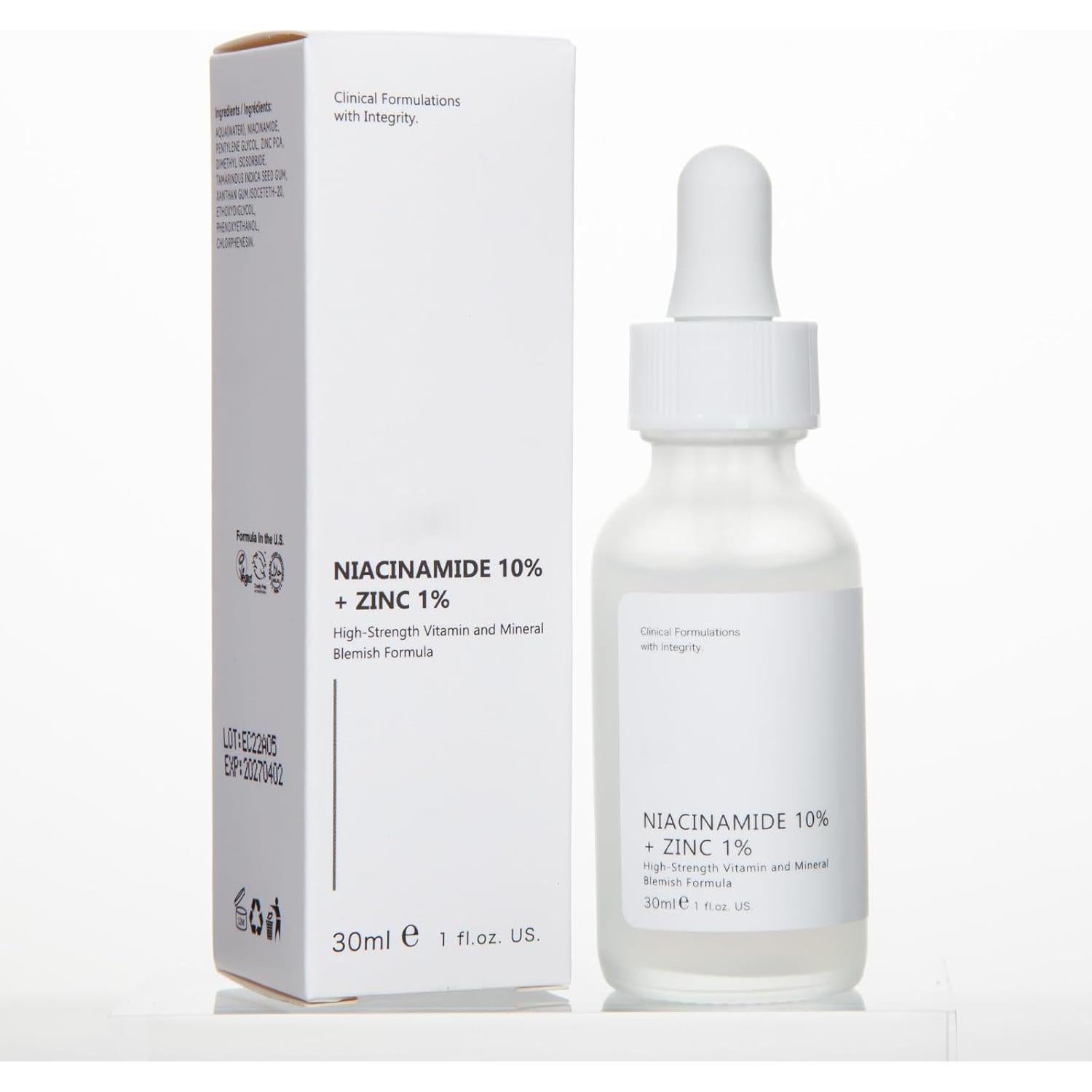 Suero Facial de Niacinamida 10% + Zinc 1% MIZEEYE 30ml