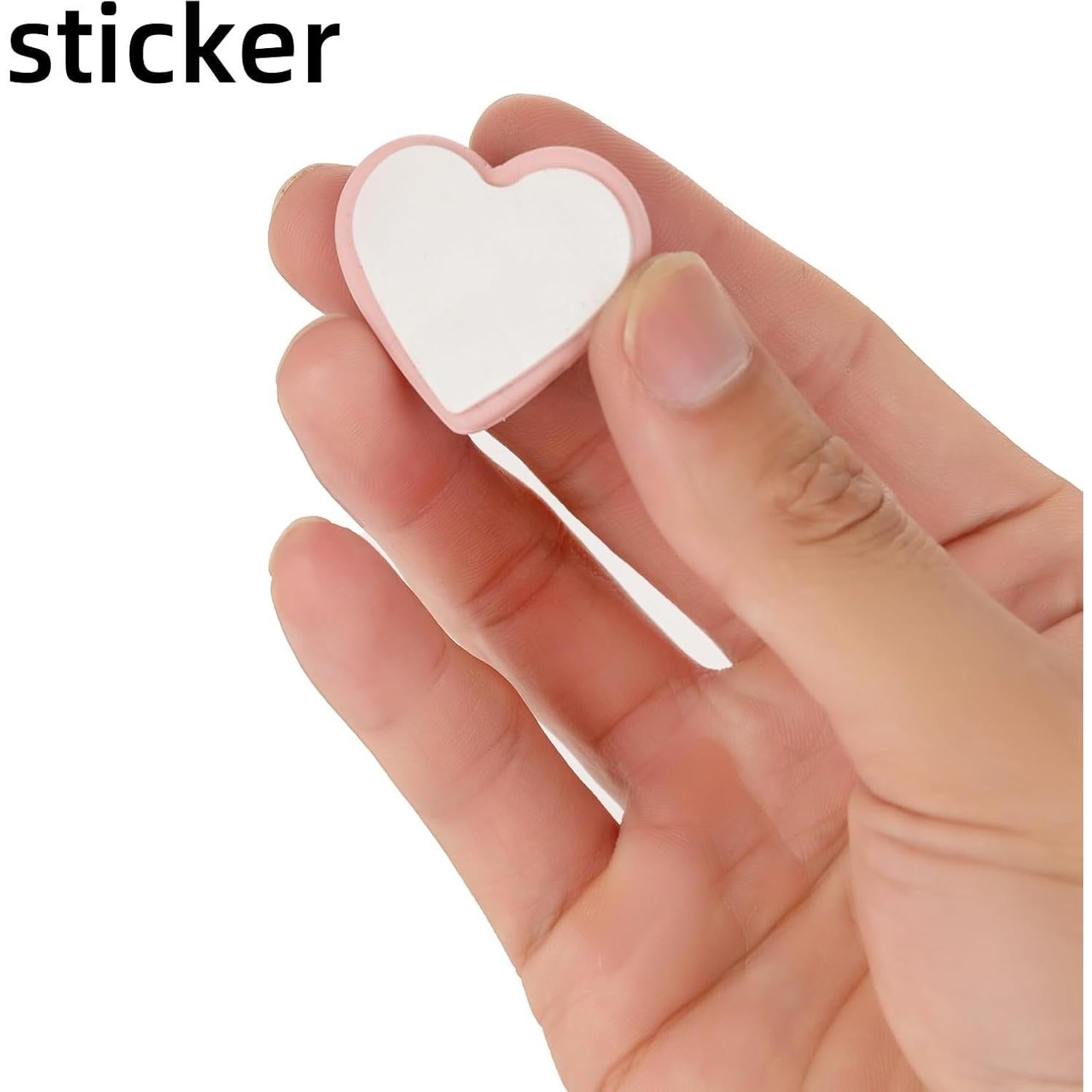 Soporte Organizador de Brochas de Labios Veseek - Silicona Corazón