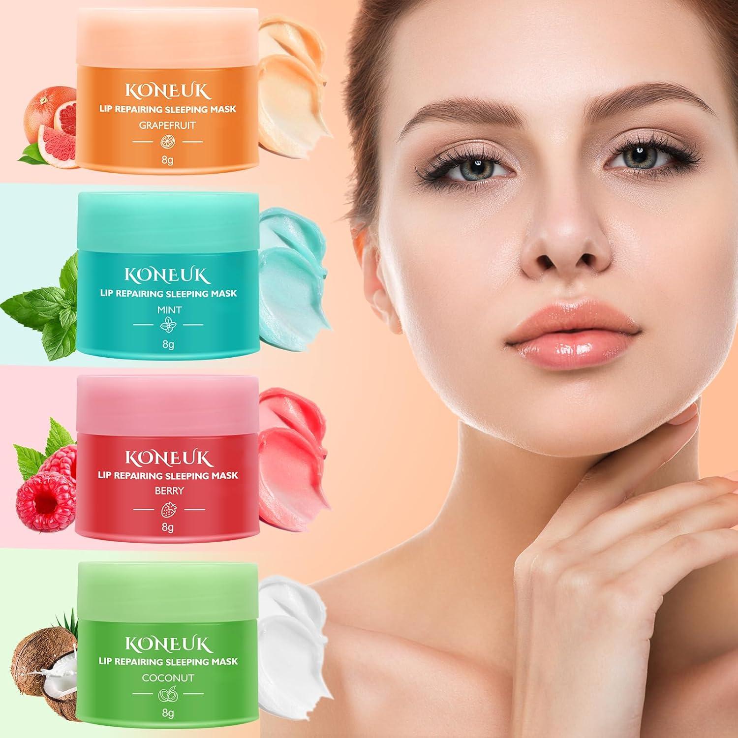 Juego de 12 Mascarillas Labiales Nutritivas con Vitamina C y Coco