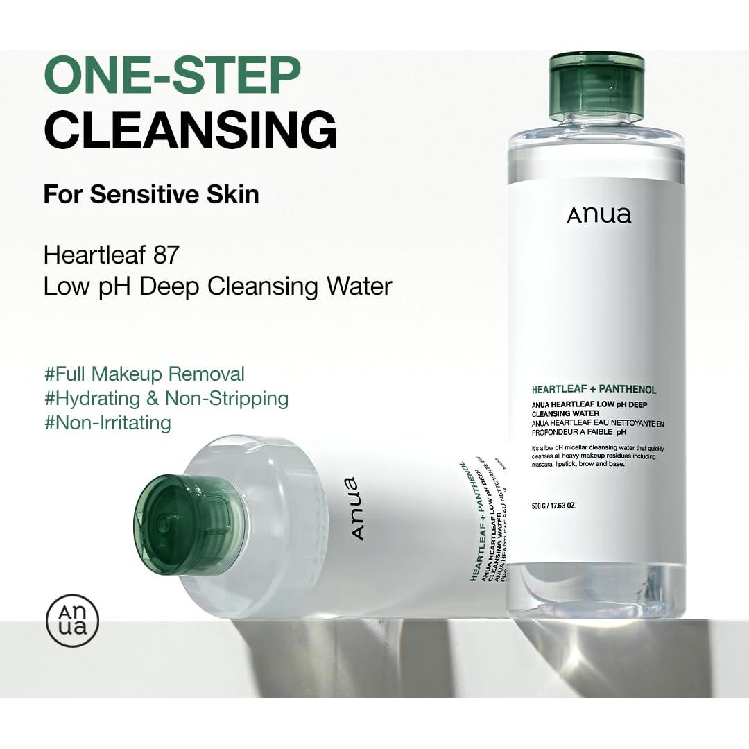 ANUA Agua Micelar 500ml - Desmaquillante Piel Sensible