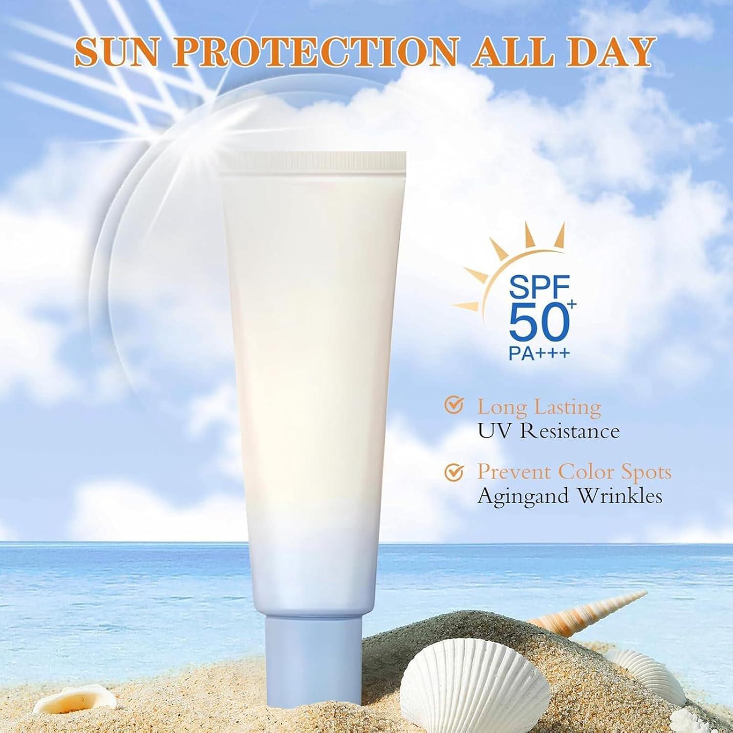 Protector Solar Orgánico SPF50 Alivio Sol 50ml - Cuidado Piel Coreano