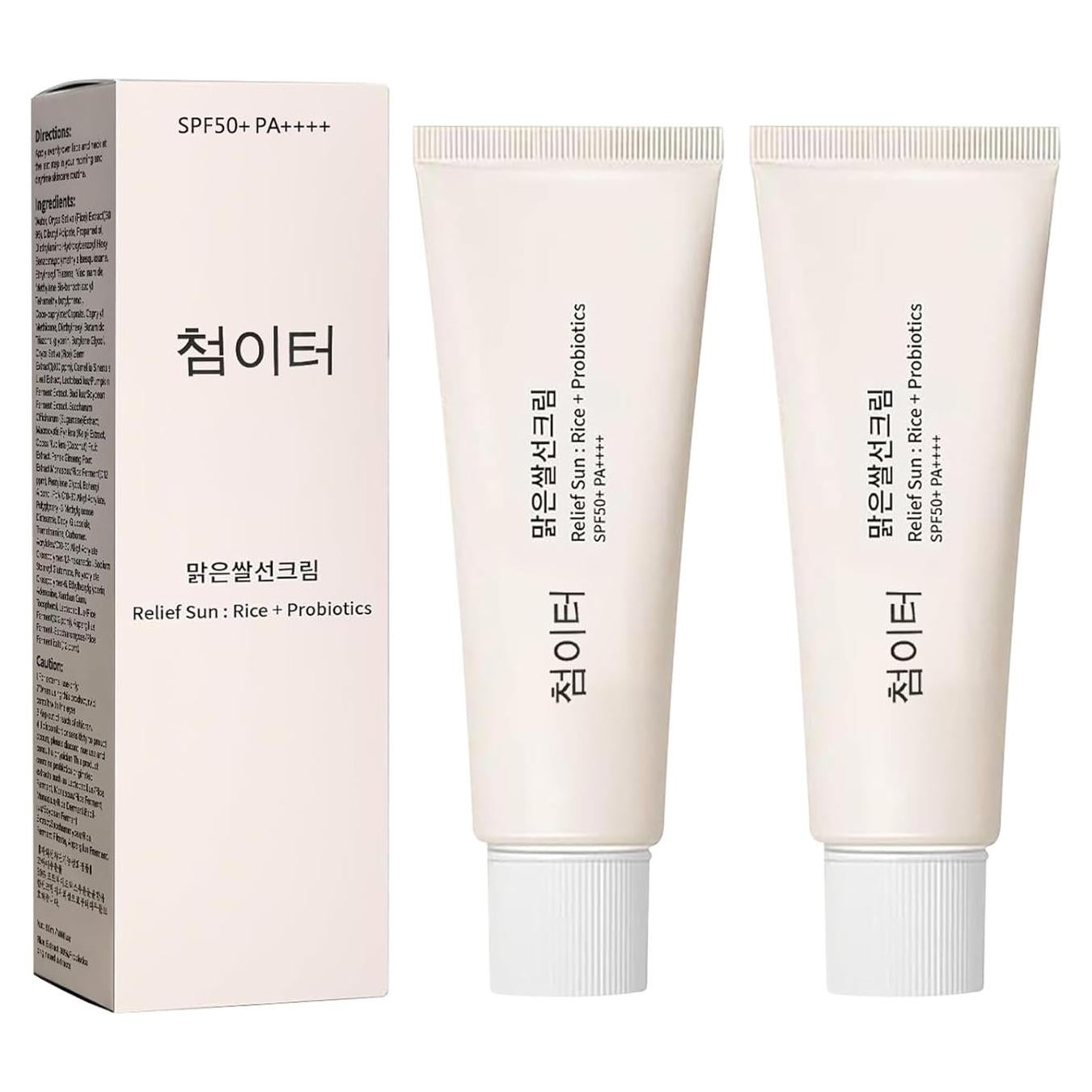 Protector Solar Coreano ANRUI SPF50 PA++++ 60g - Todos Tipos de Piel