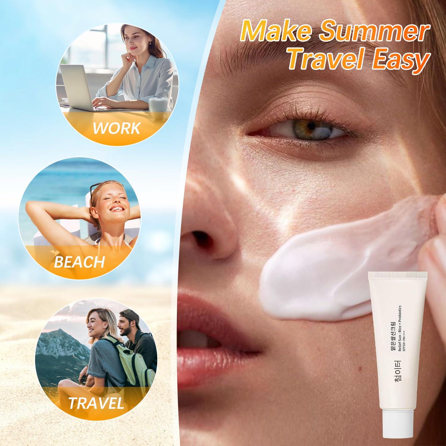 Protector Solar Coreano ANRUI SPF50 PA++++ 60g - Todos Tipos de Piel