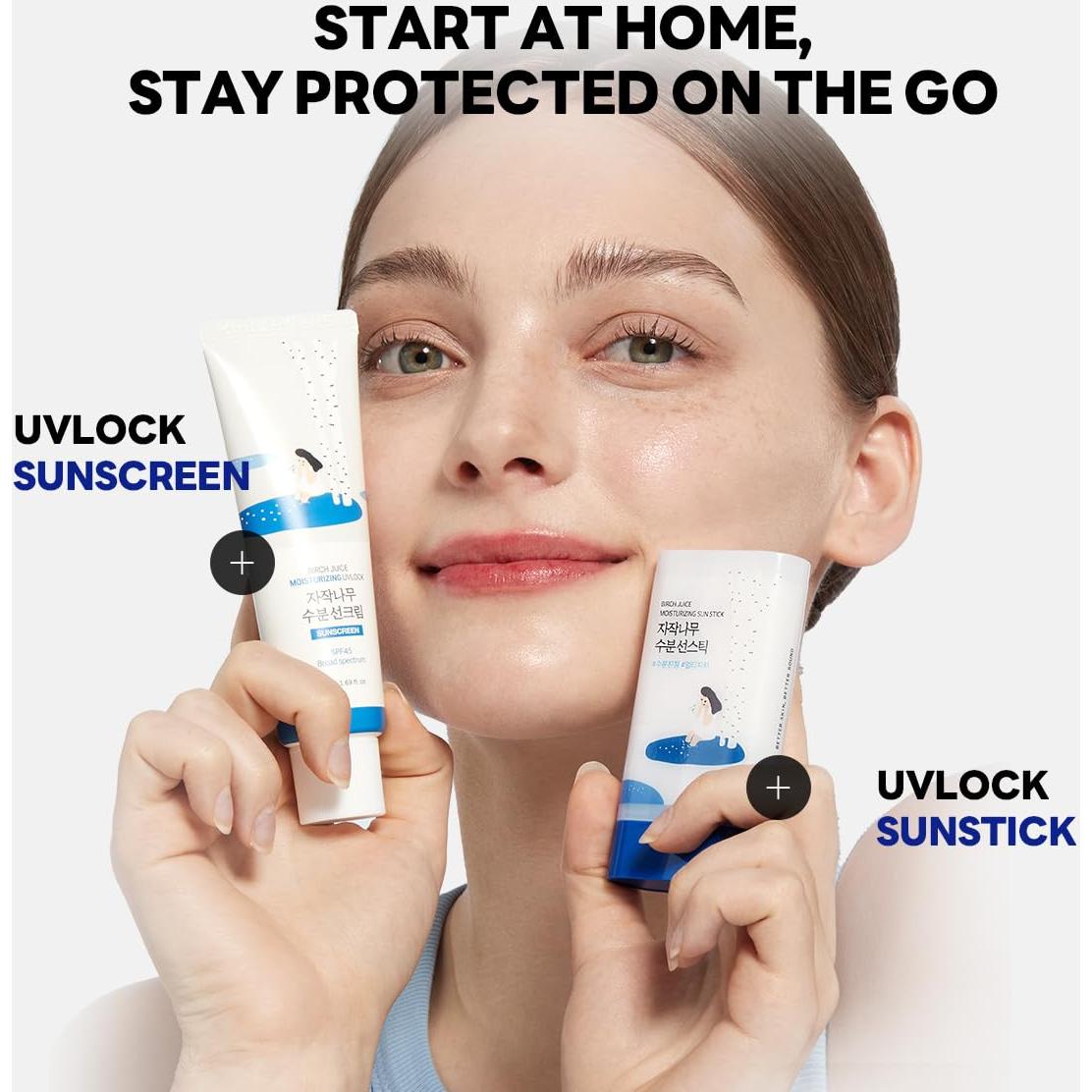 ROUND LAB Stick Solar Hidratante SPF 50 para Cara y Cuerpo 19g