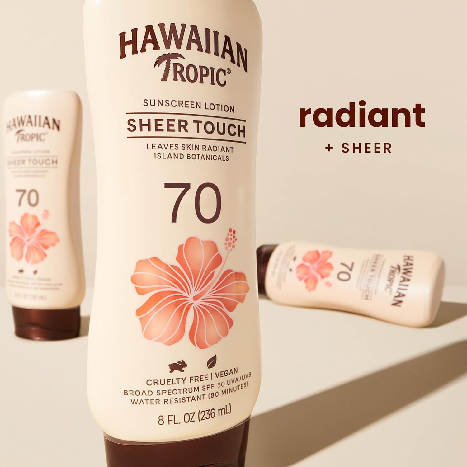 Bloqueador Solar Hawaiian Tropic Sheer Touch SPF 70 226g