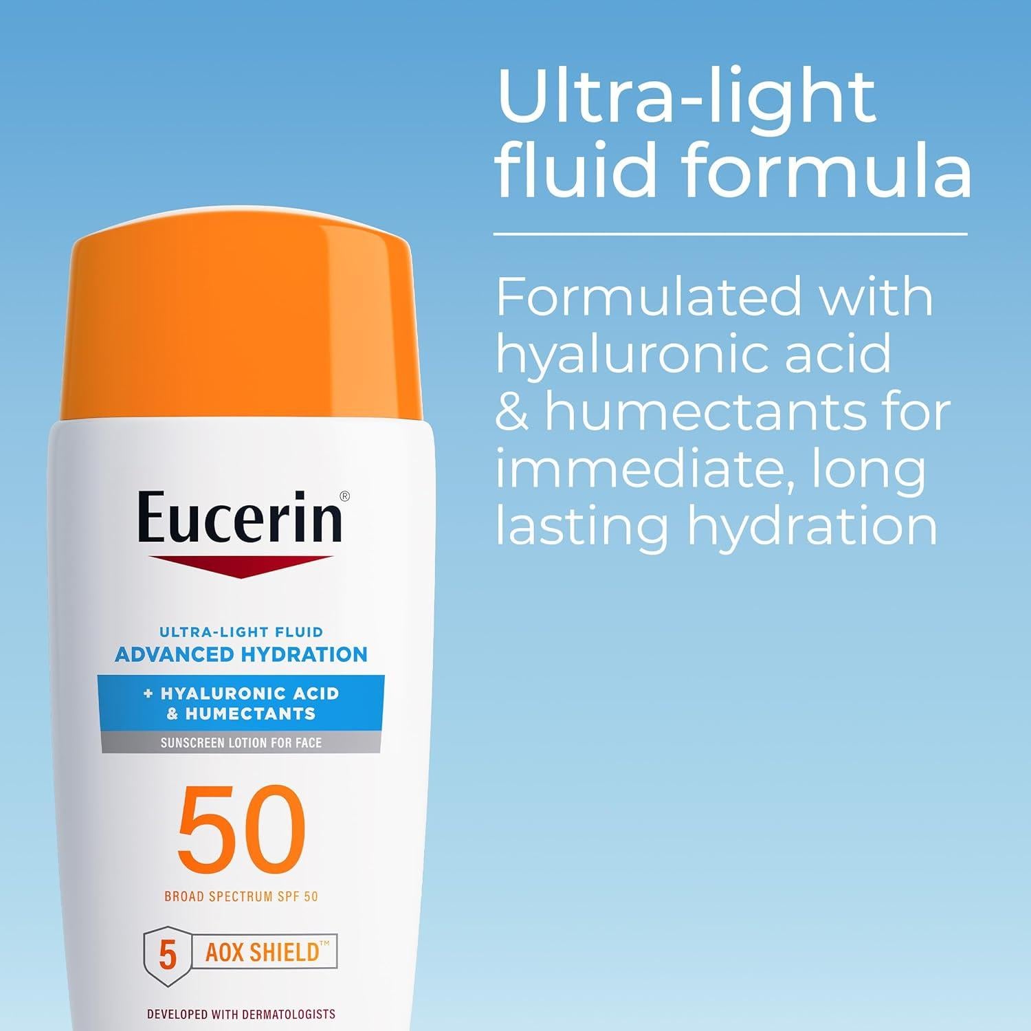 Eucerin Protector Solar Facial Ultra Ligero SPF 50 - 50 ml