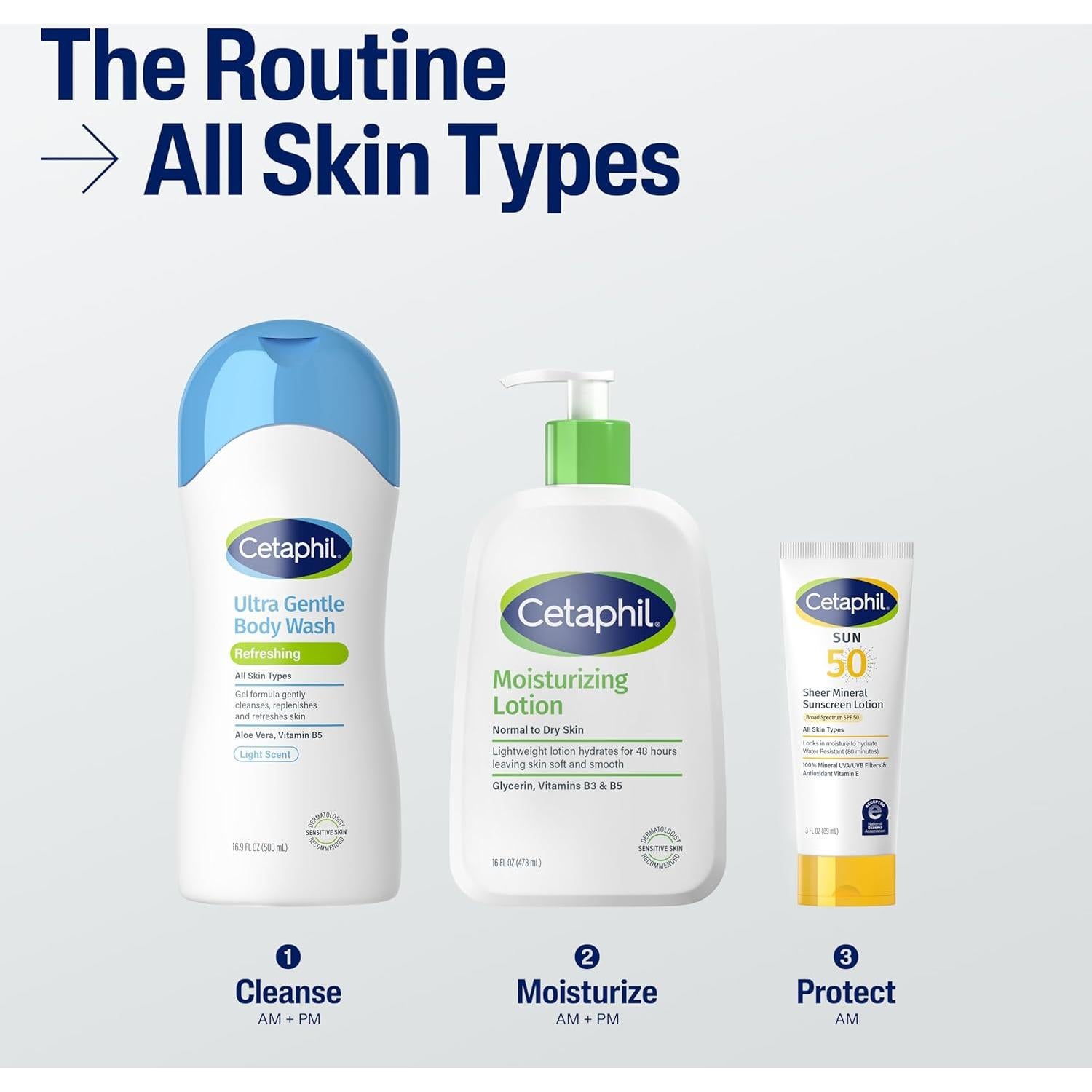 Gel de Baño Cetaphil Ultra Gentle 478ml, Piel Sensible, Hipoalergénico