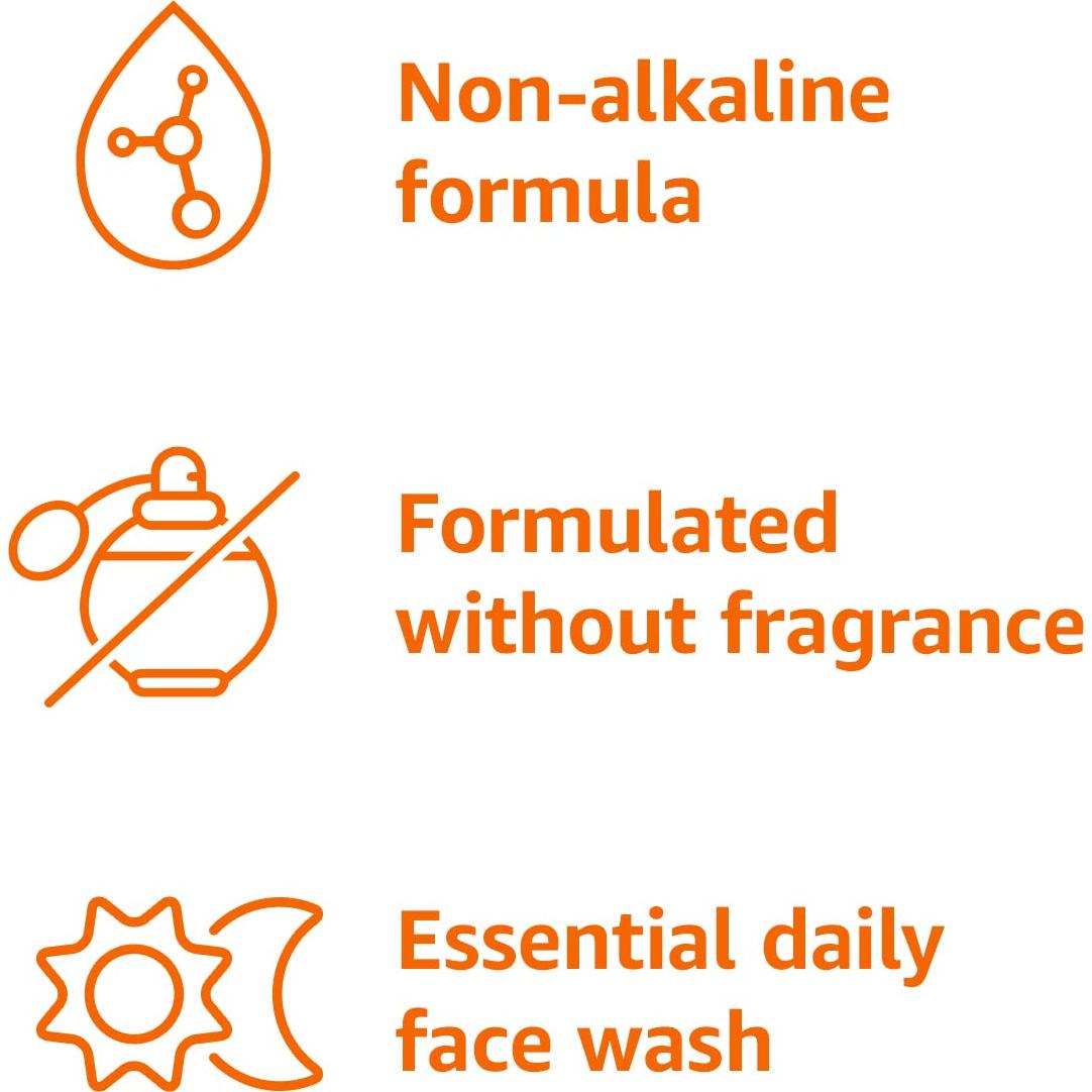 Limpiador Facial Suave Amazon Basics 473 ml Sin Fragancia