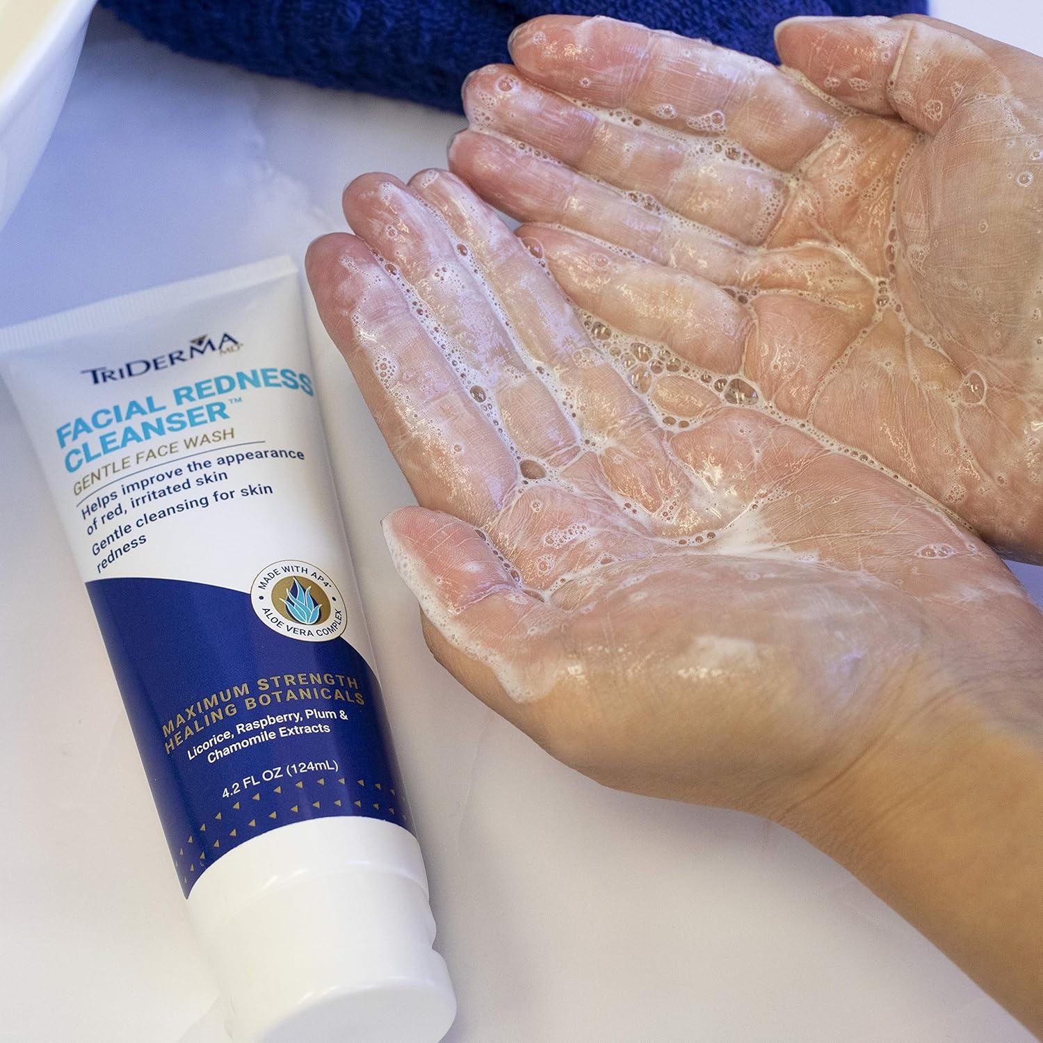 Limpiador Facial TriDerma para Enrojecimiento 119g Piel Sensible