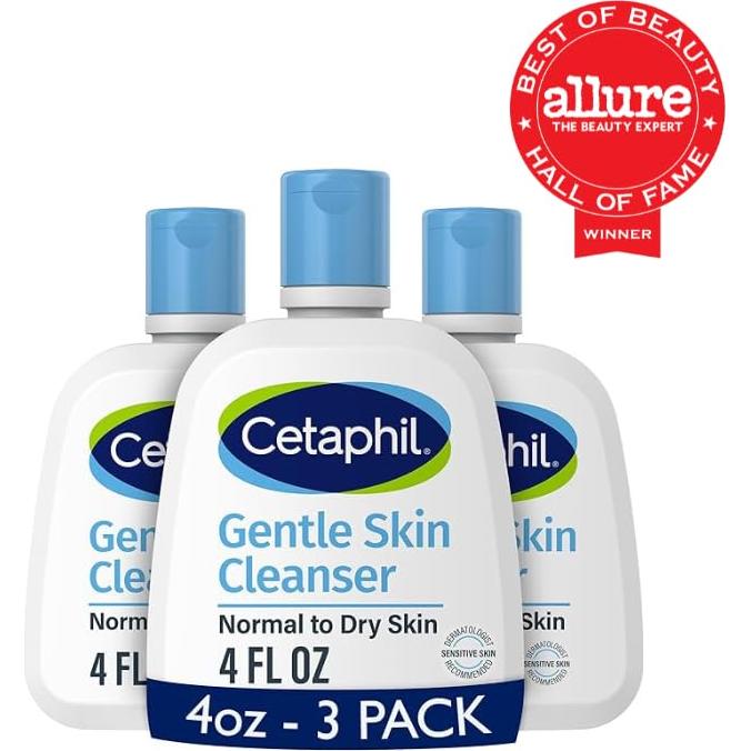 Limpiador Facial Cetaphil Suave 3x118ml Piel Sensible