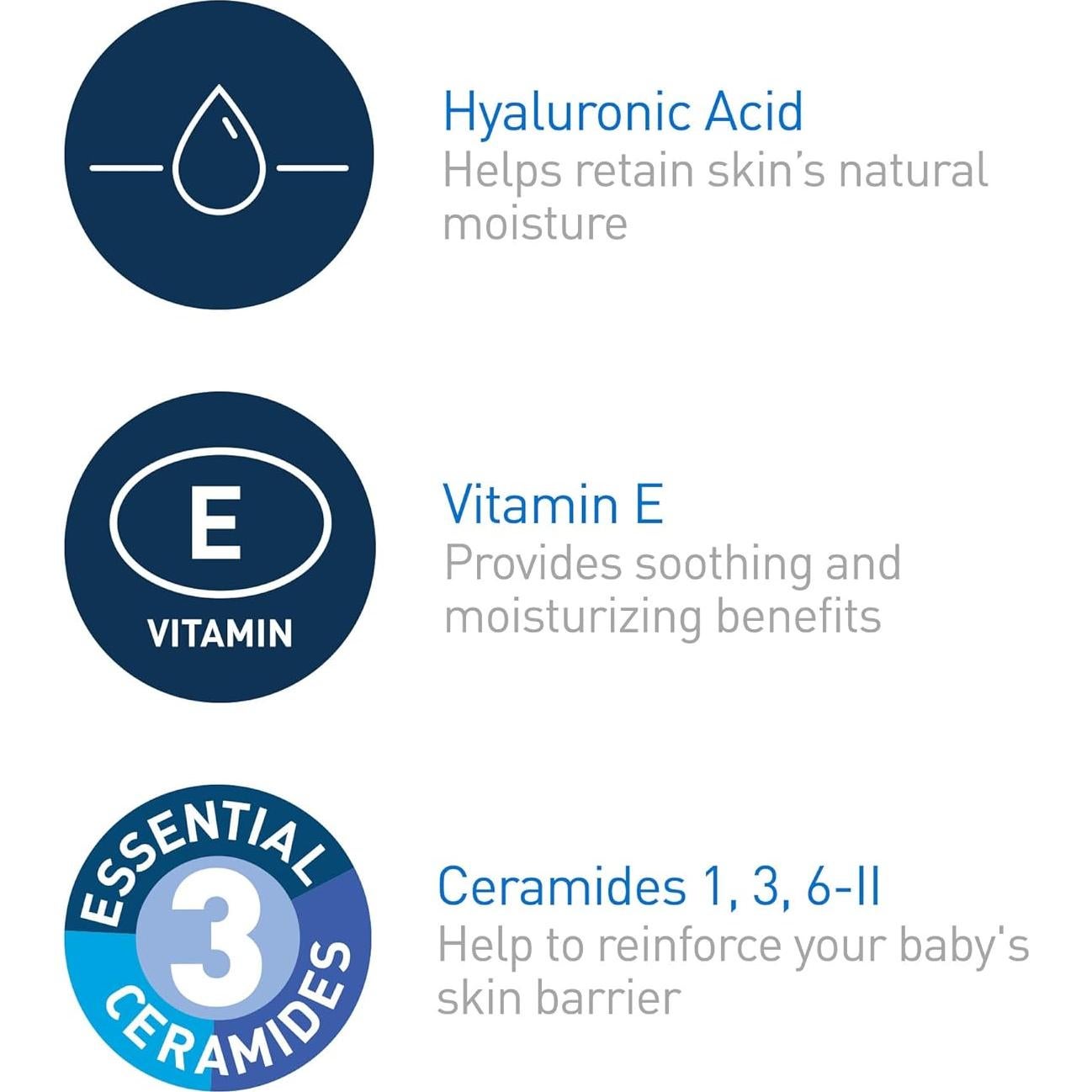 CeraVe Jabón y Champú para Bebés 2 en 1 Sin Fragancia 236ml