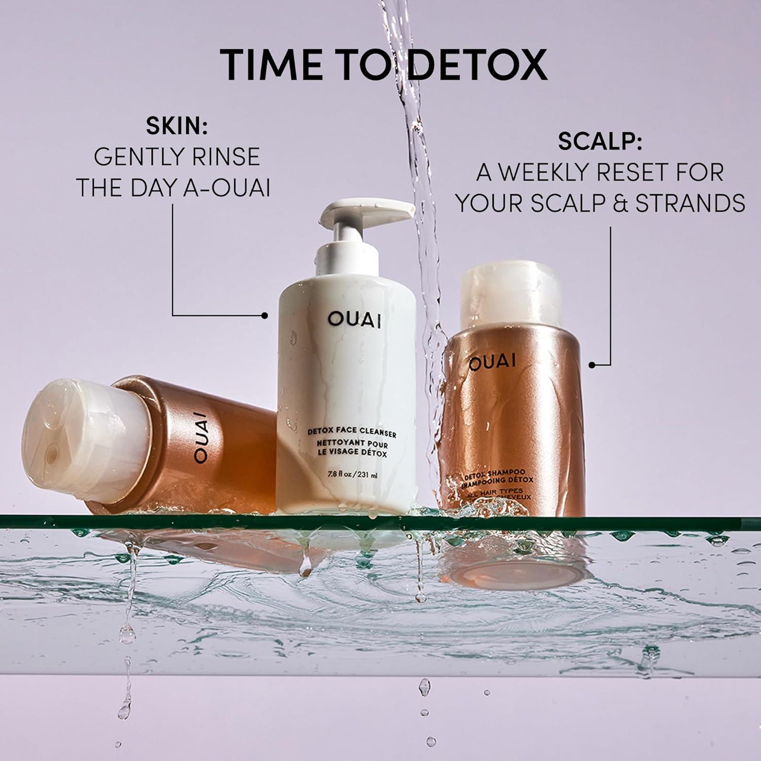 Limpiador Facial Detox OUAI 230 ml - Ácido Glicólico y Niacinamida