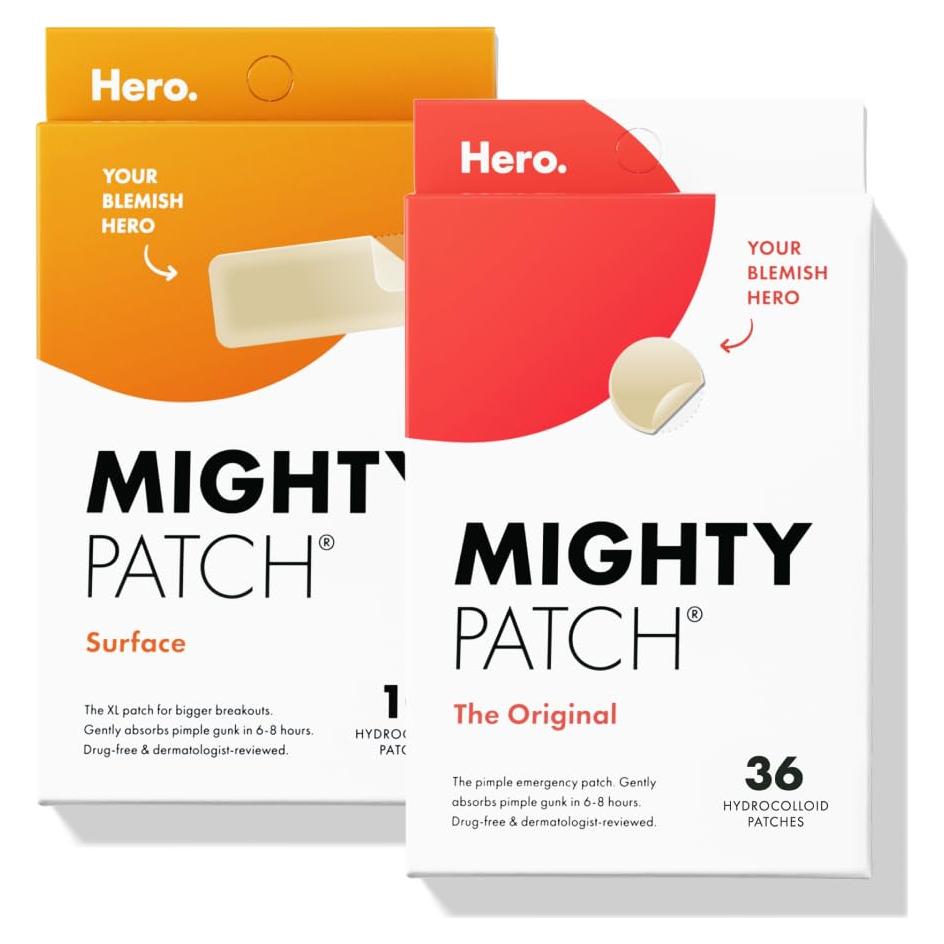 Mighty Patch Original y Superficie Hero Cosmetics 46ct