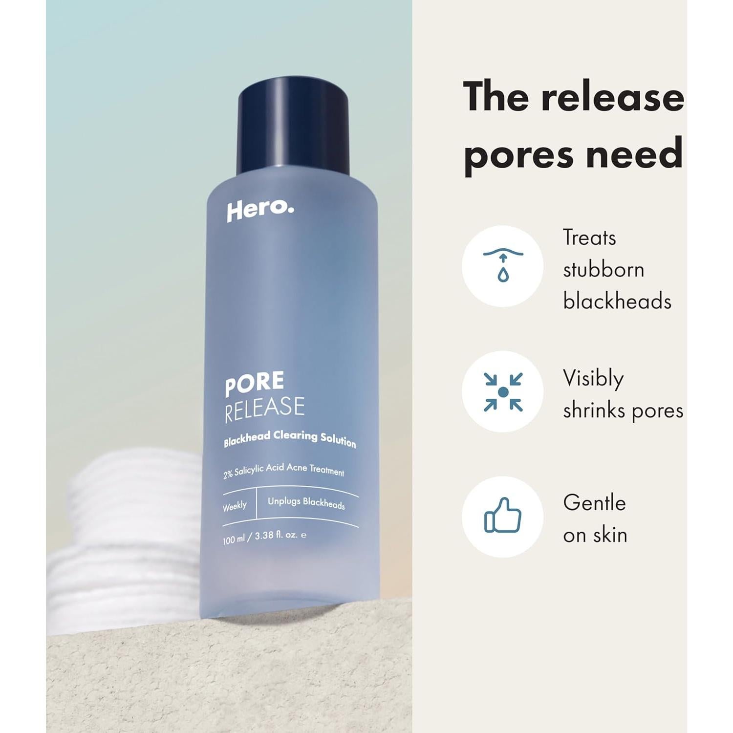 Parches para Nariz Hero Cosmetics - Liberación de Poros 7 Días