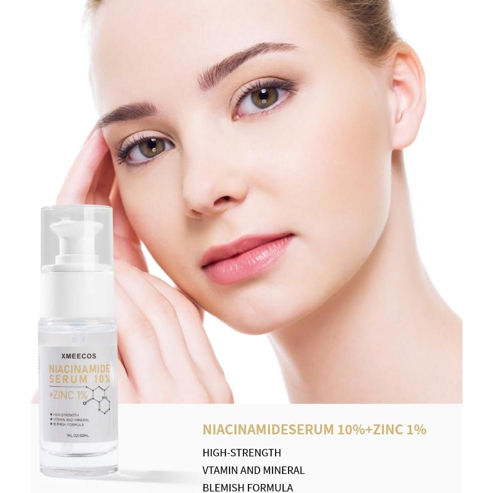 Suero Facial Niacinamida 10% + Zinc 1% XMEECOS 30ml