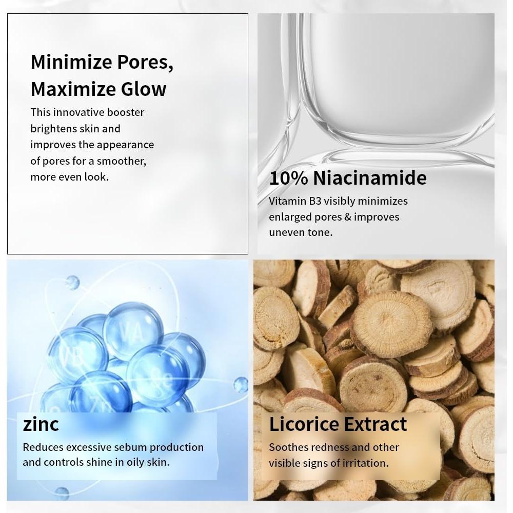 Suero Facial Niacinamida 10% + Zinc 1% XMEECOS 30ml