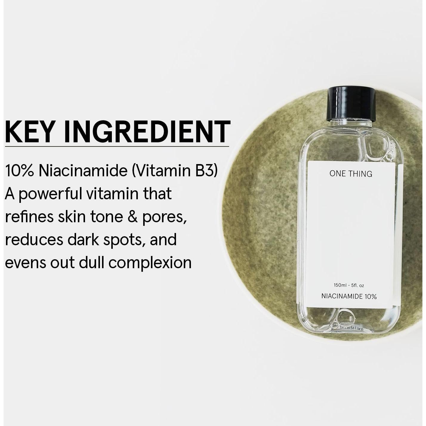 Tónico de Niacinamida 10% One Thing 40 ml - Hidratante y Revitalizante