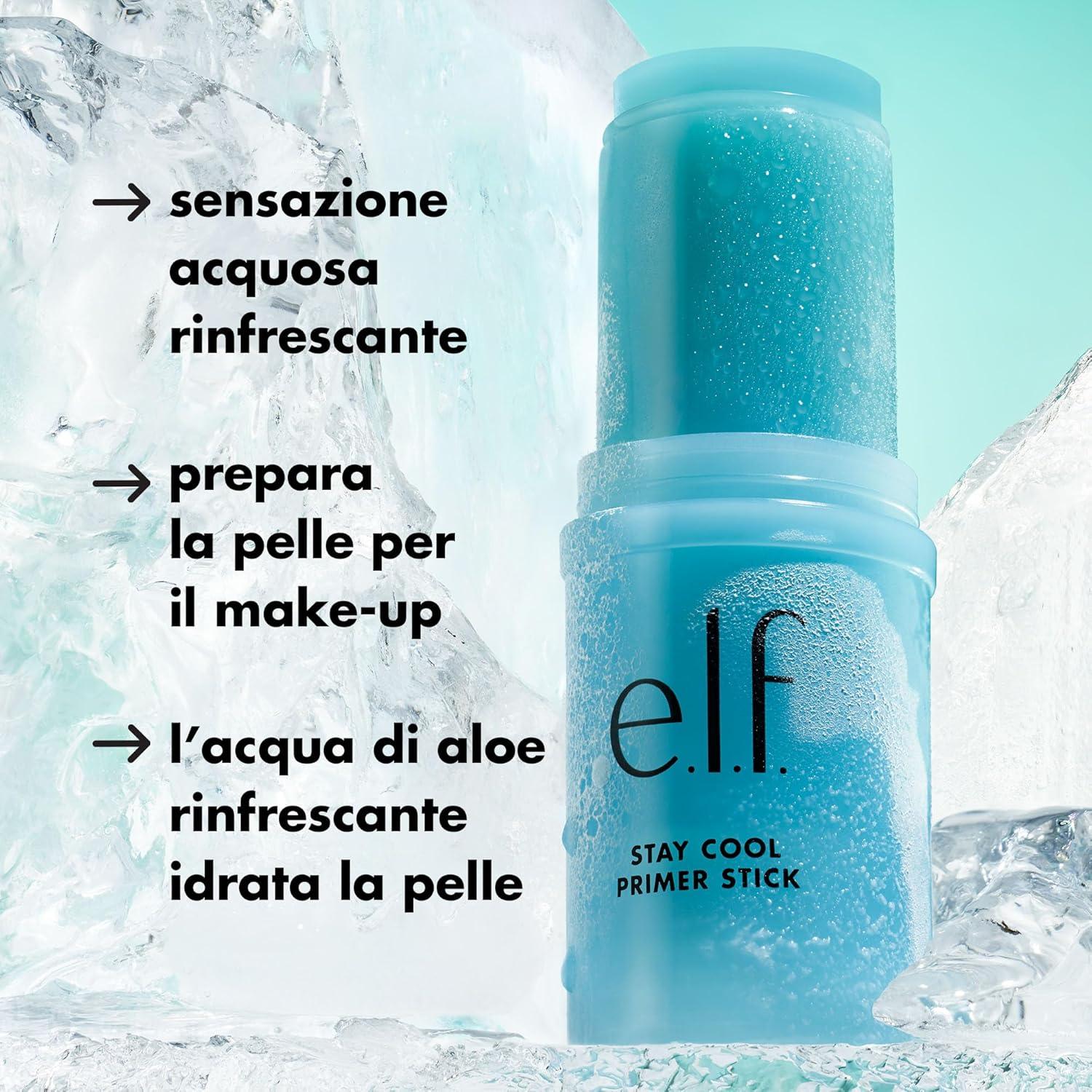 Stick Primer Hidratante e.l.f. 40g - Gel Refrescante para Maquillaje