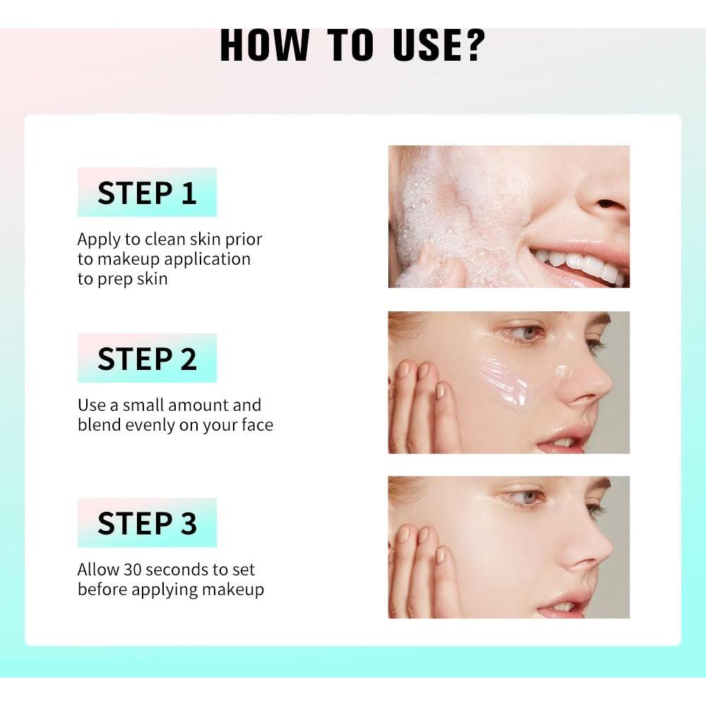 Primer Facial Hidratante Fovcos 23.66 ml - Gel Suave Rosa