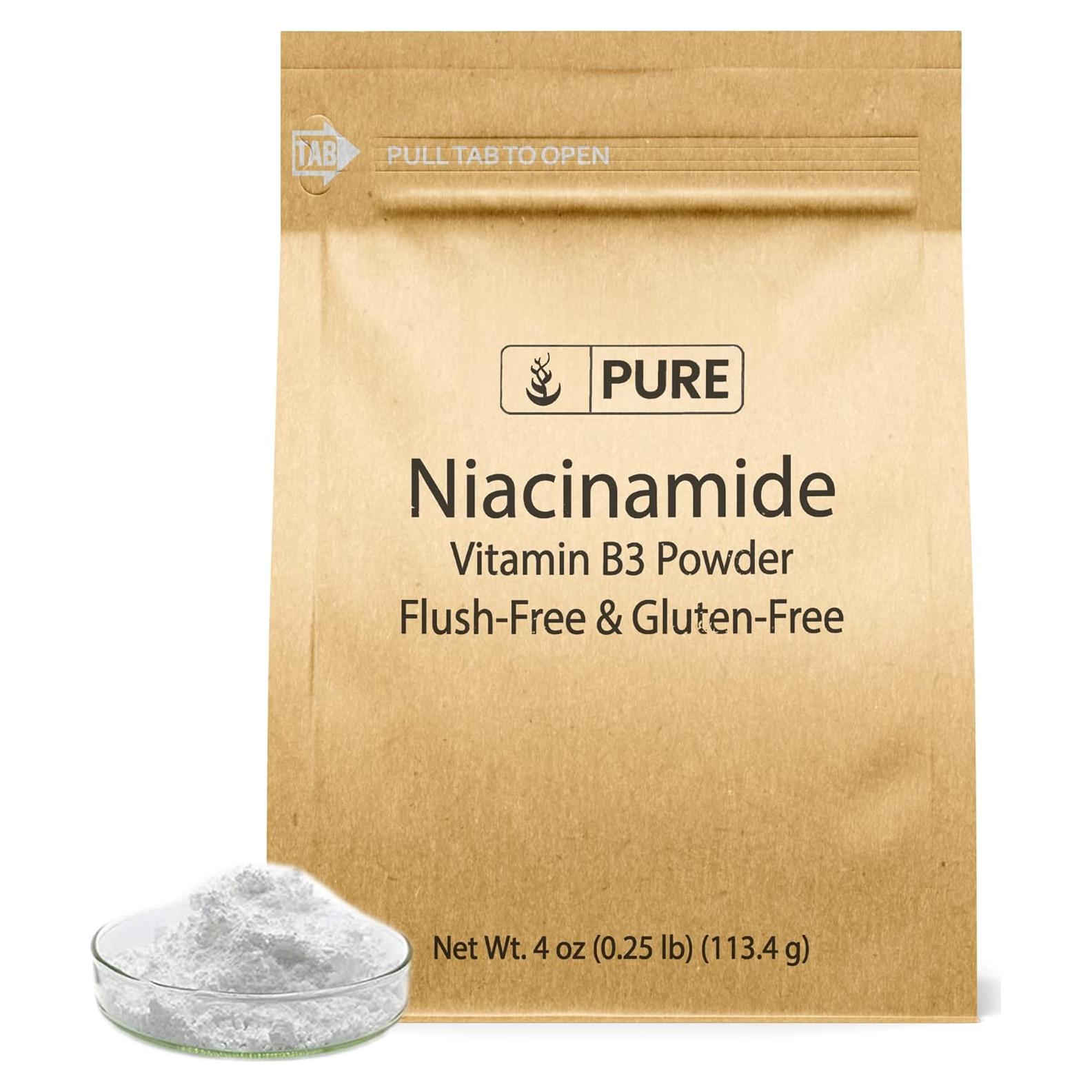 Niacinamida 113.4g Ingredientes Originales Puros Sin Gluten