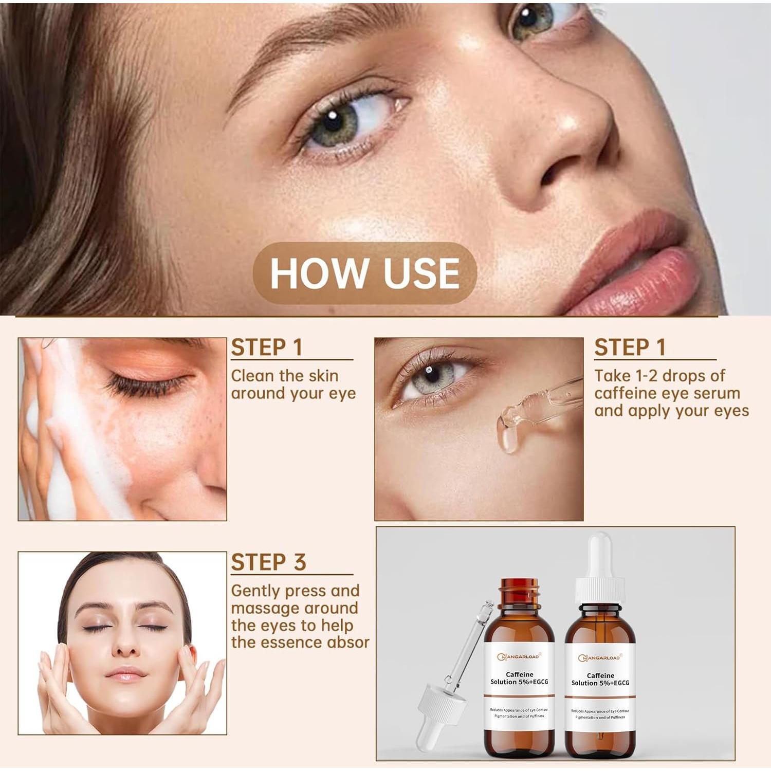 Suero para Ojos CHANGARLOAD 30ml Cafeína 5% Hidratante