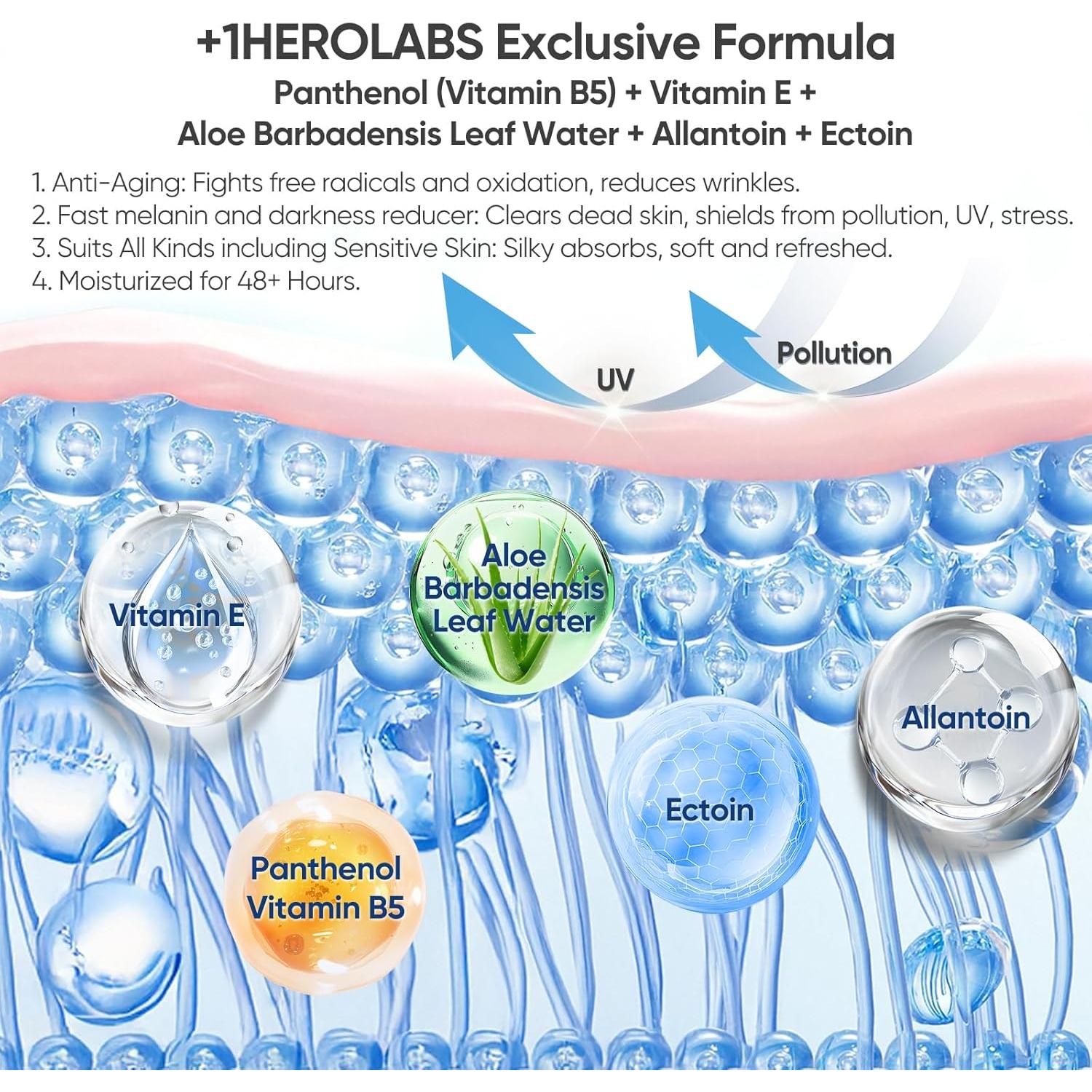 Suero Hidratante Ácido Hialurónico +1HEROLABS 59 ml