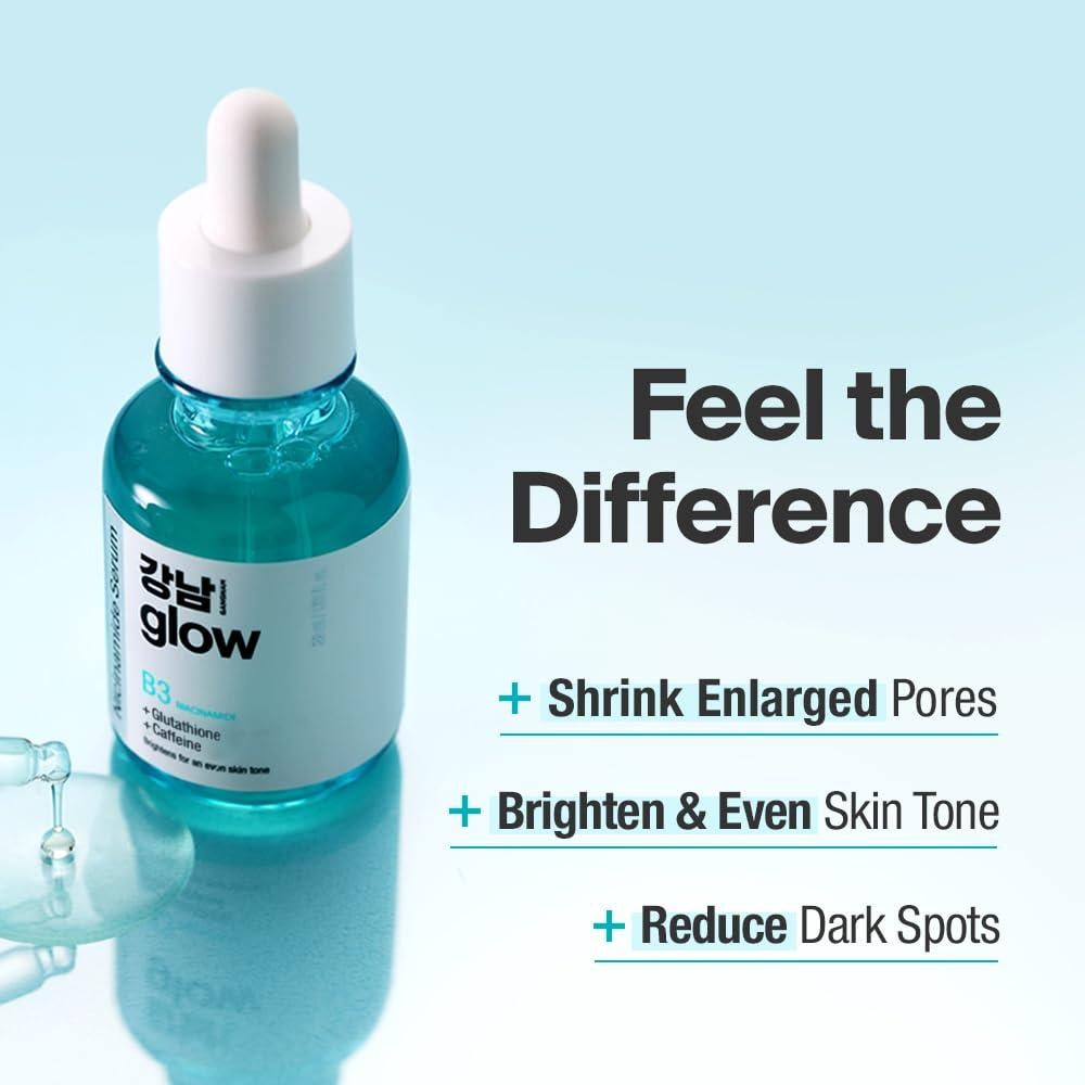 Suero Facial Niacinamida B3 GANGNAM glow 30ml - Piel Radiante