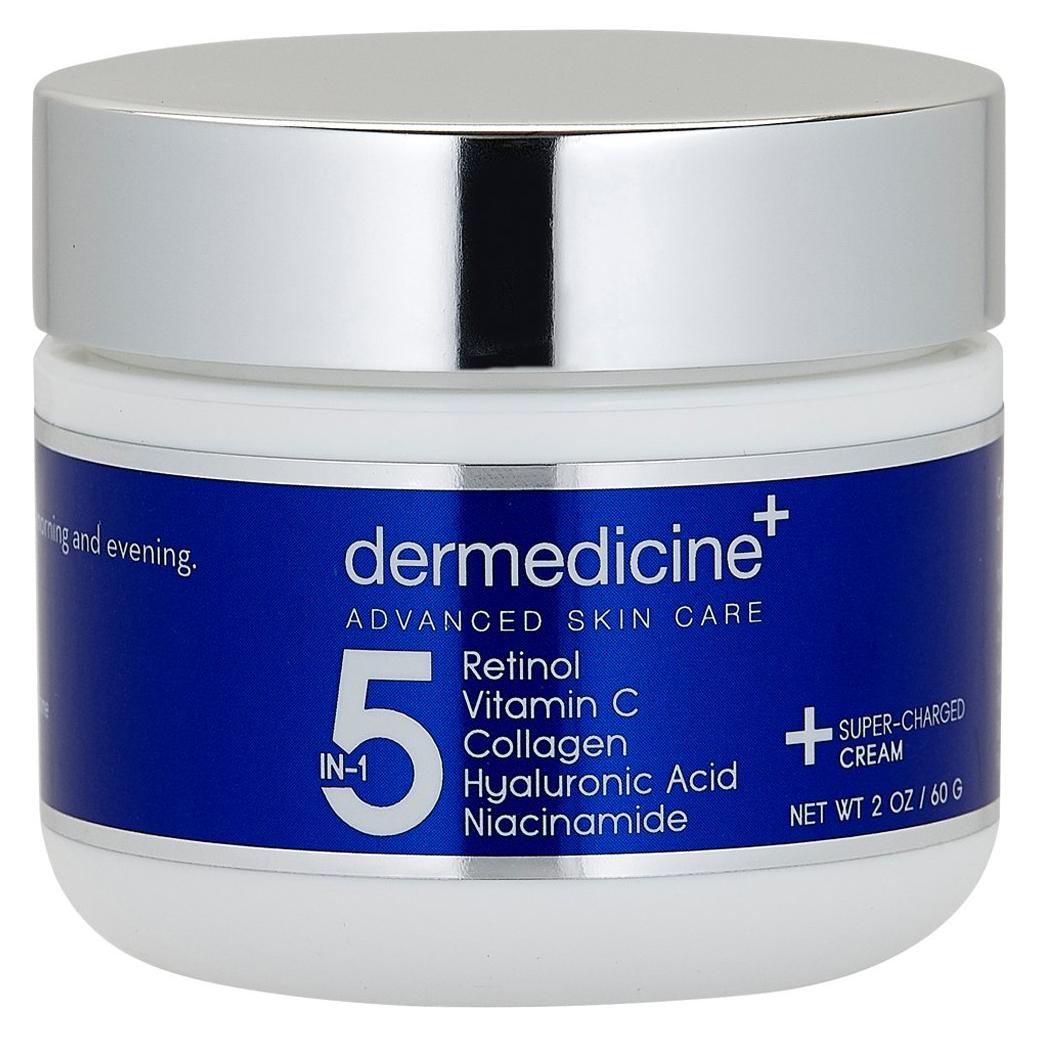 Crema Facial 5 en 1 Dermedicine 56.7 g - Retinol, Vitamina C, Colágeno, Ácido Hialurónico, Niacinamida