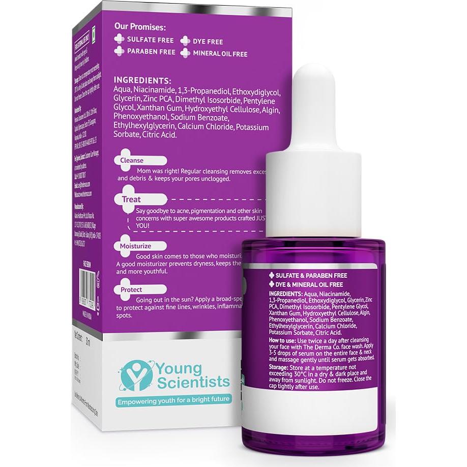 Suero Facial Niacinamida 10% The Derma Co 30ml - Reduce Acné