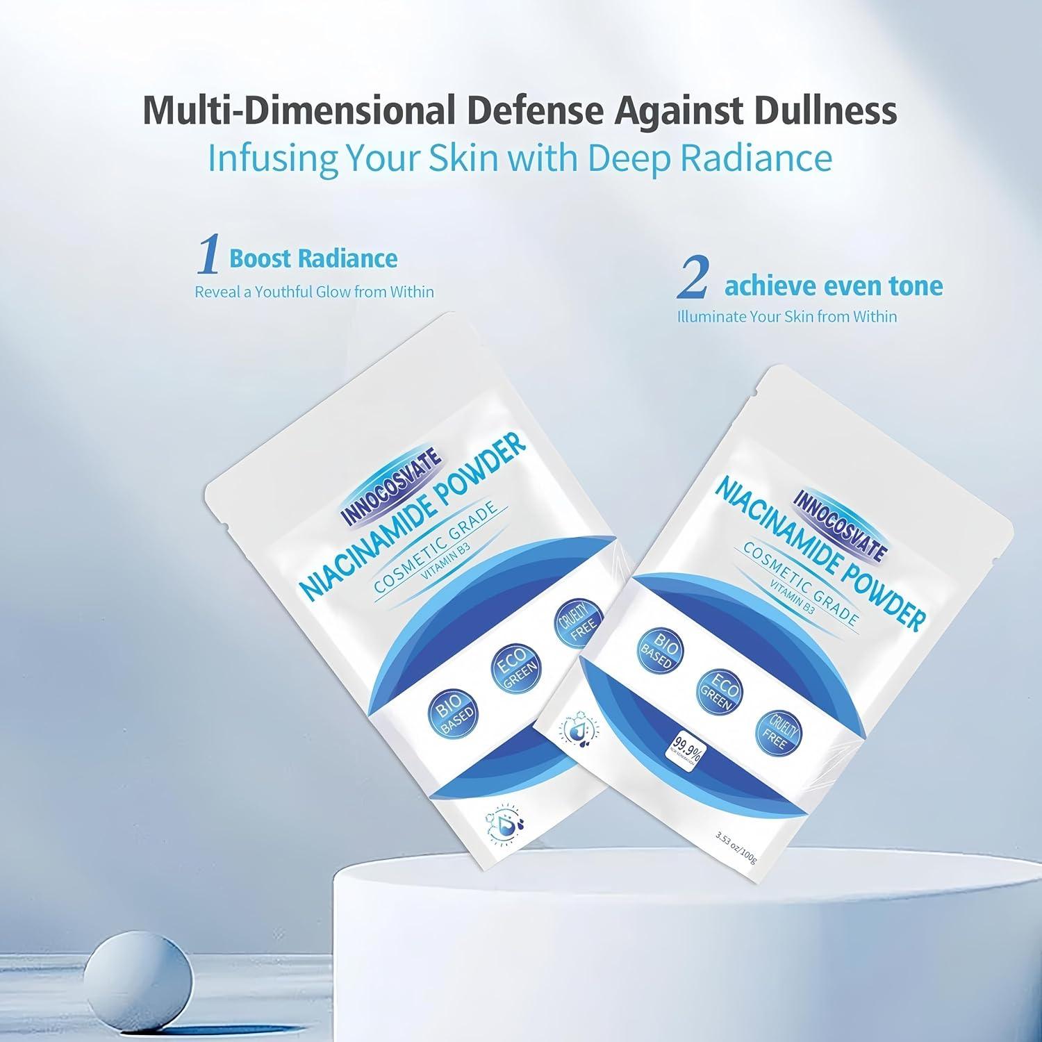 Polvo de Niacinamida Pura 99.9% INNOCOSVATE 108g - Cuidado Piel