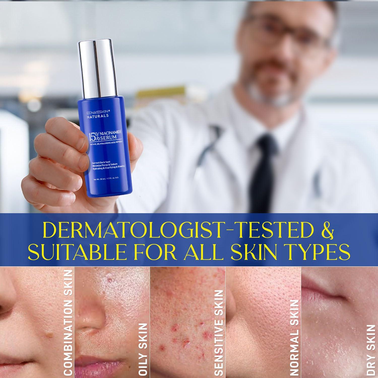 Suero de Niacinamida 15% Enaskin Naturals 50 ml - Iluminador y Control de Aceite