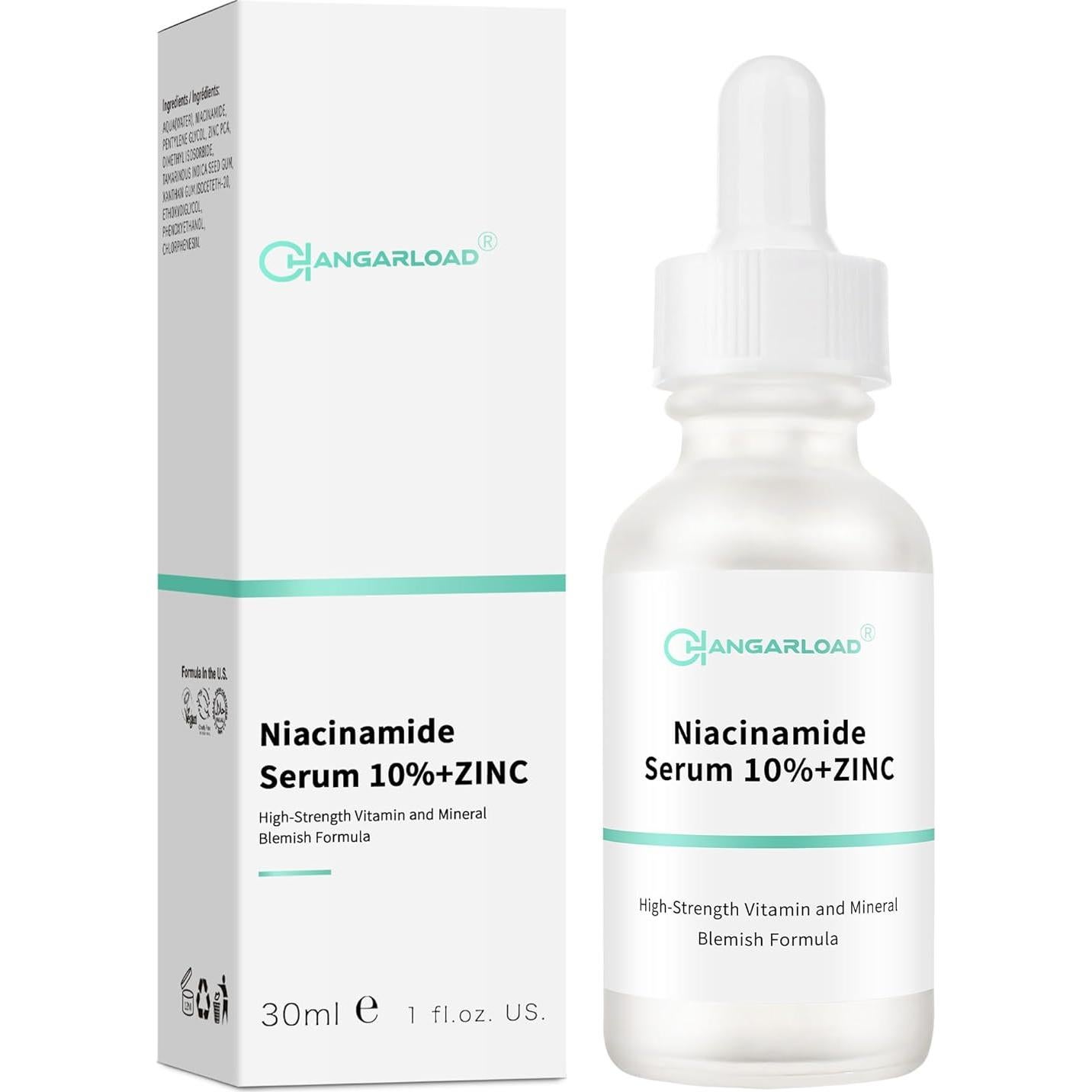 Suero de Niacinamida 10% + Zinc 1% CHANGARLOAD 30ml